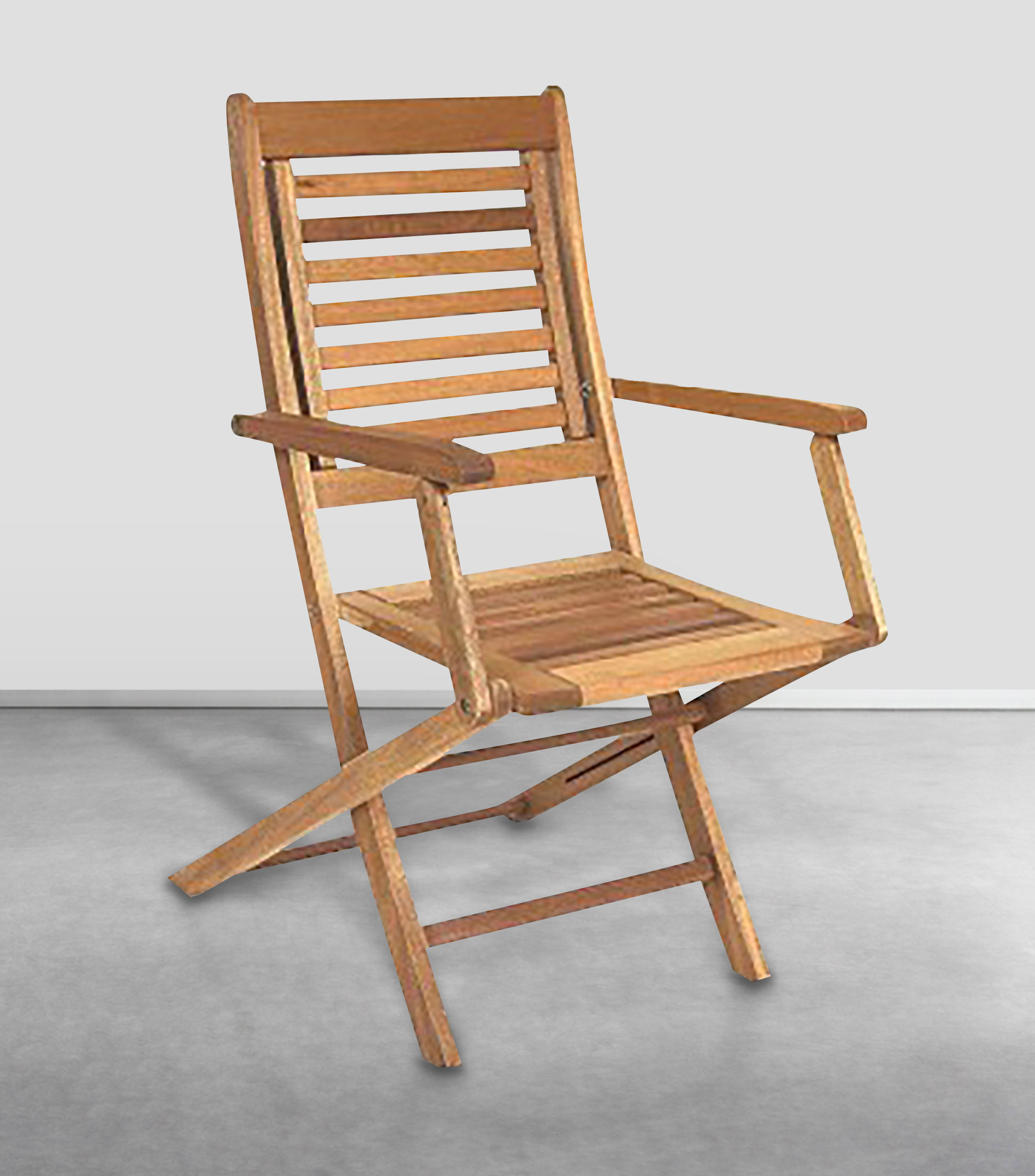 Comedor con mesa extensible para exterior Ipanema con 8 sillas en madera