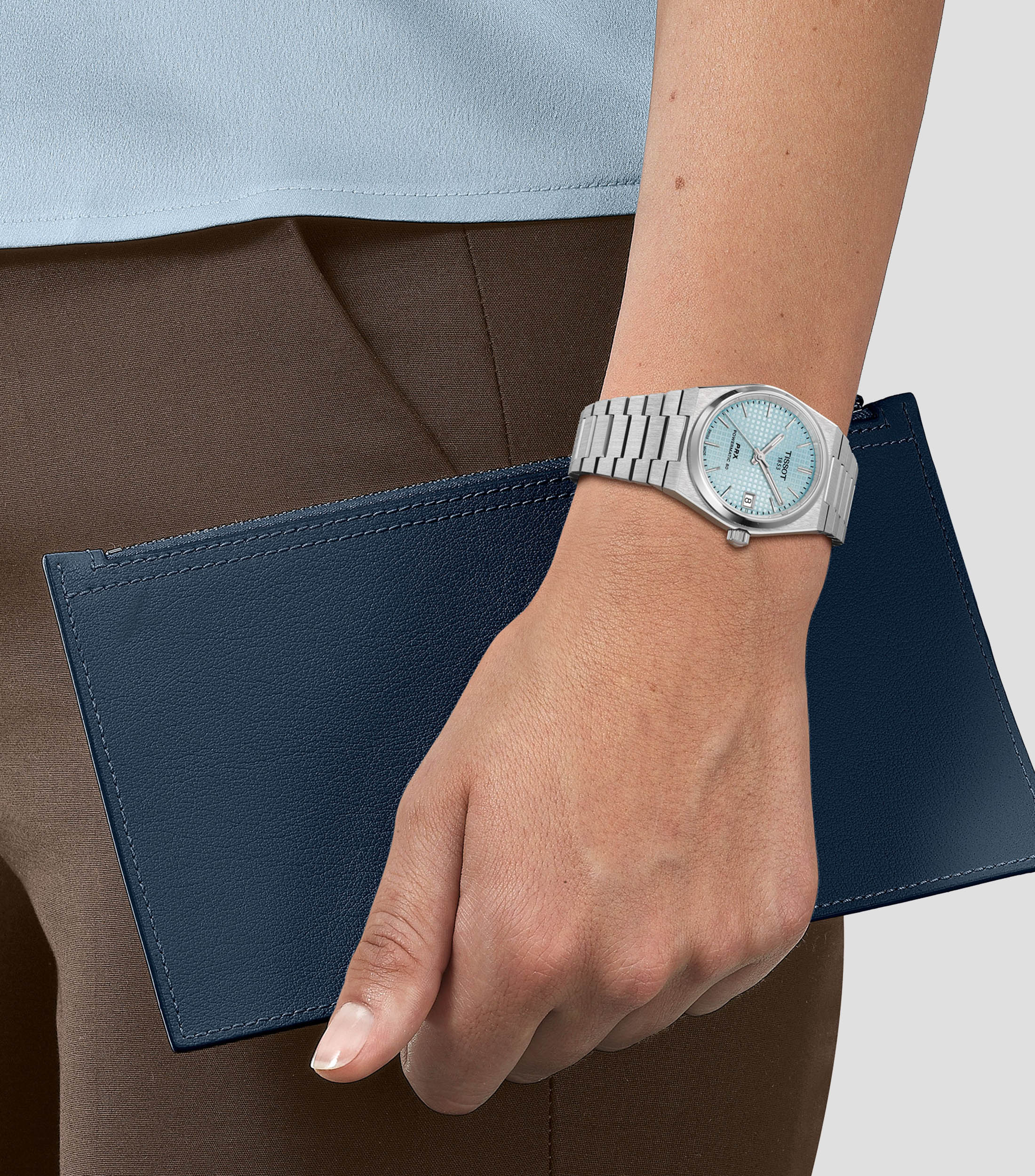 Reloj Unisex T-Classic De Vestir Plateado