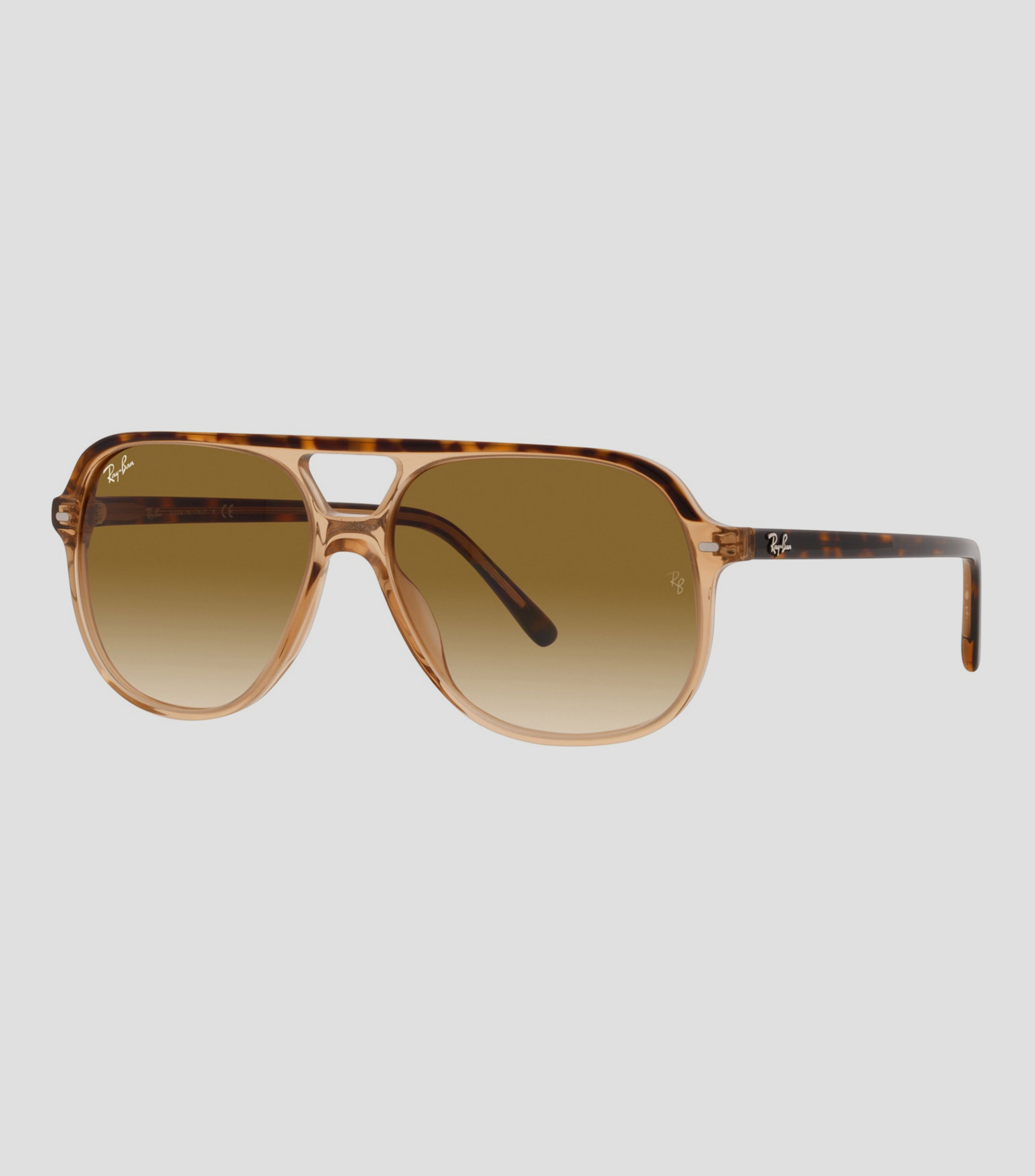 Lentes de sol cuadrados Bill cafés Unisex