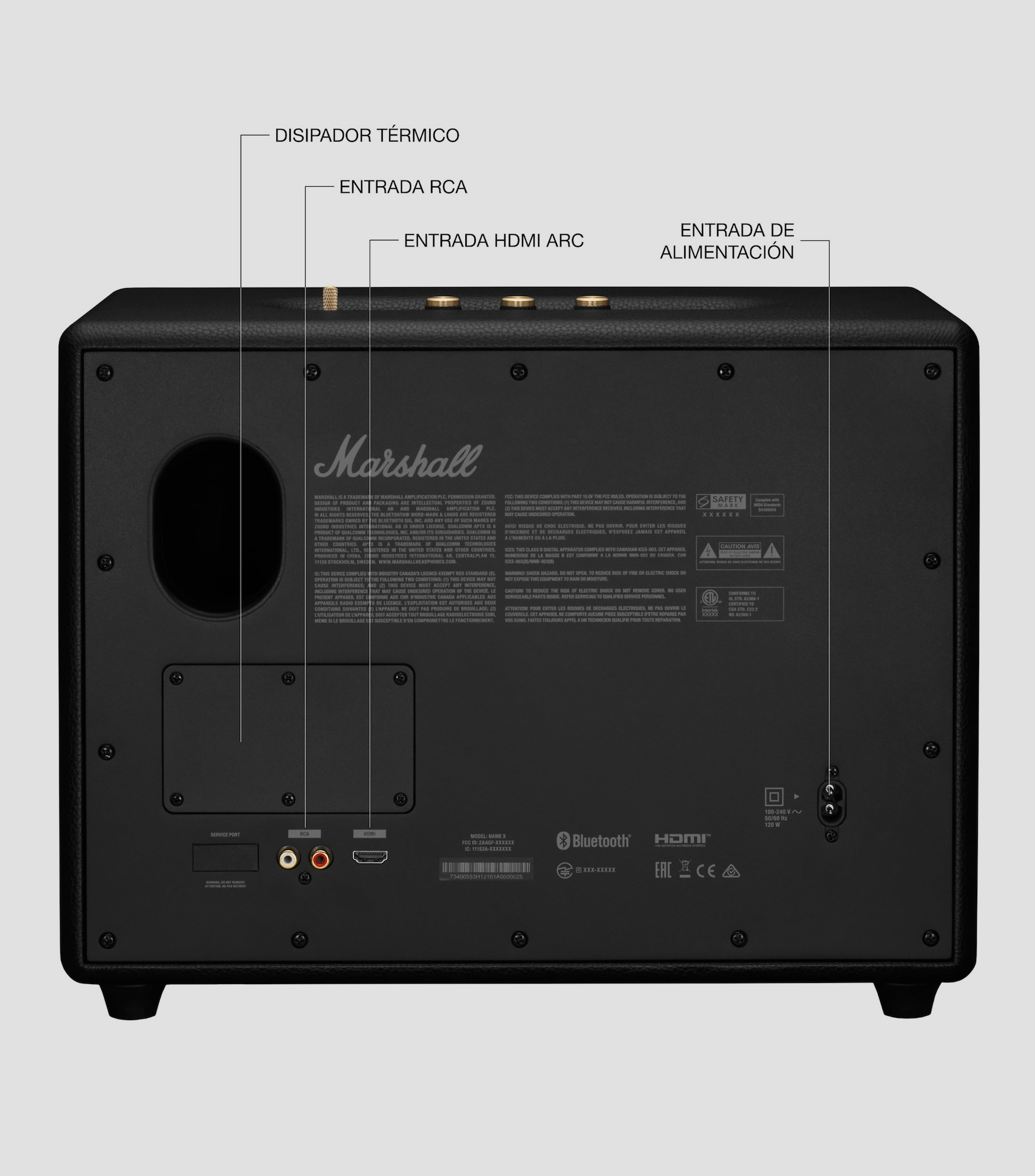 Bocina Inalámbrica Bluetooth Woburn III Blanca Mate