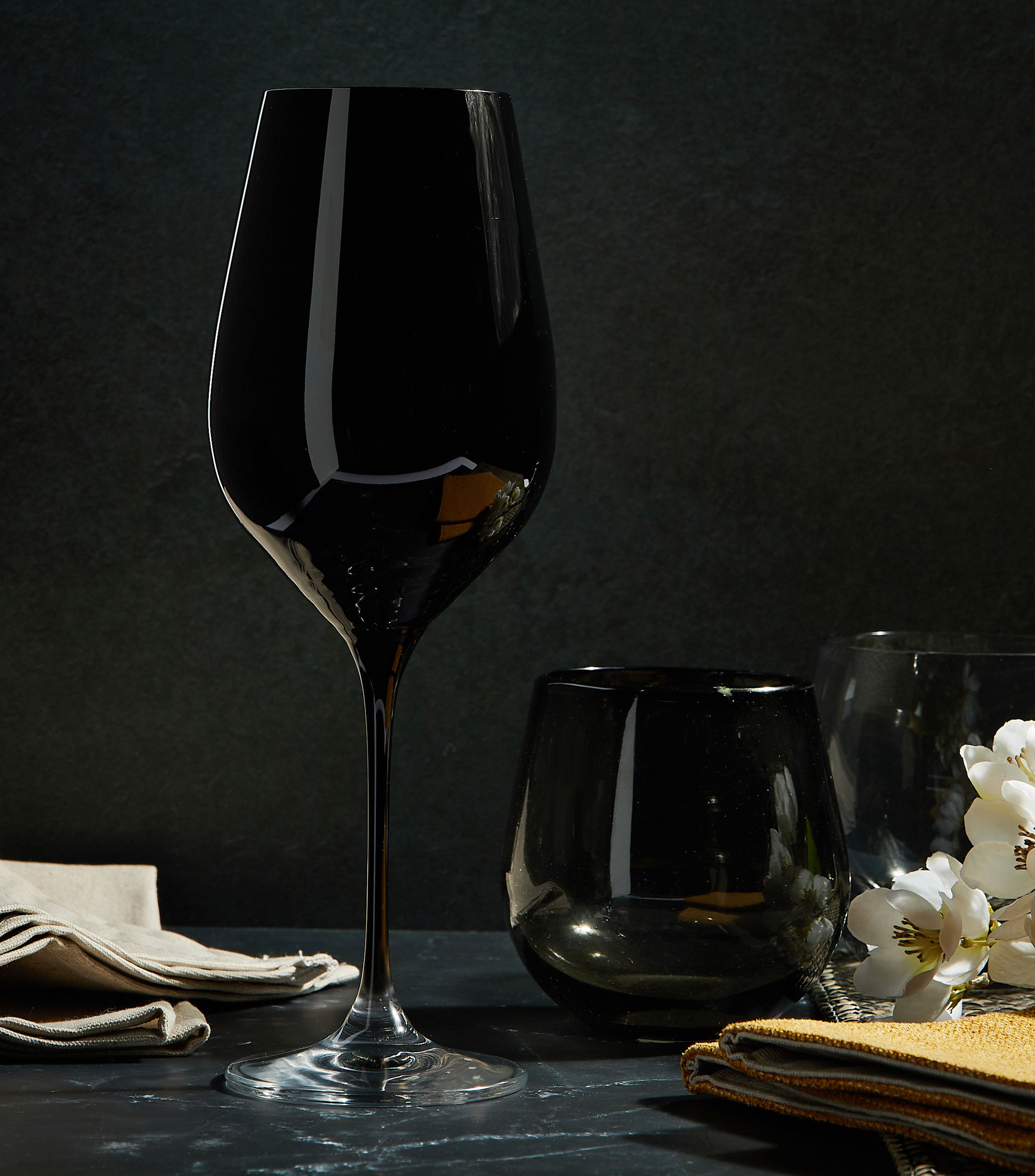 Copa para vino tinto Matt negro