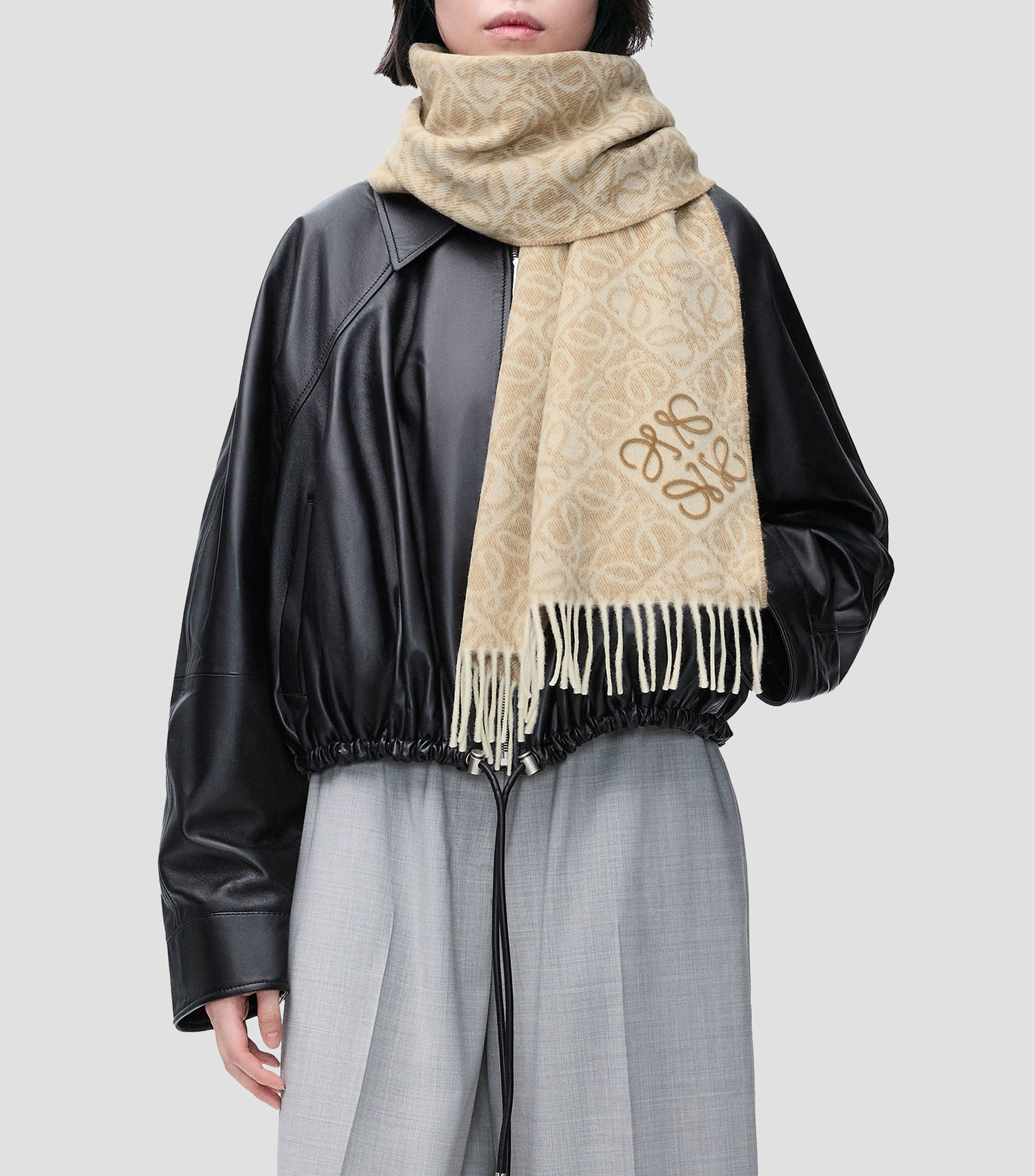 Bufanda estampada Mujer