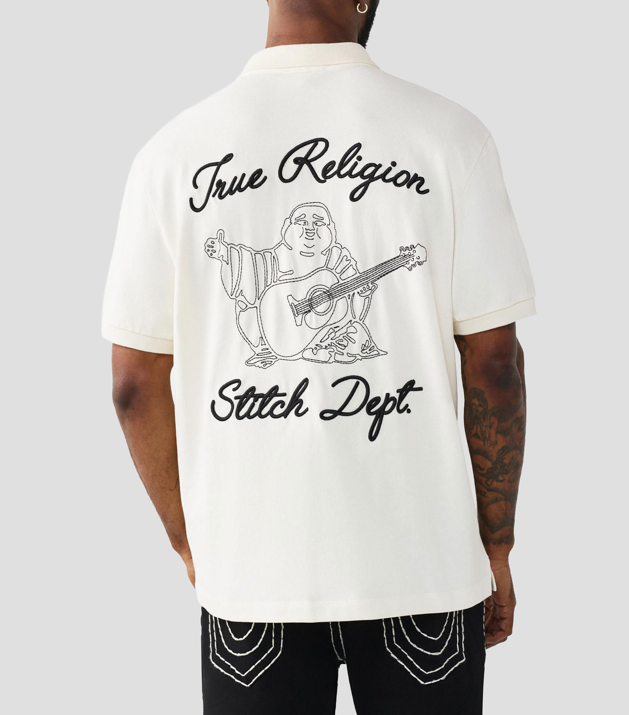 Playera Polo manga corta fantasía Hombre
