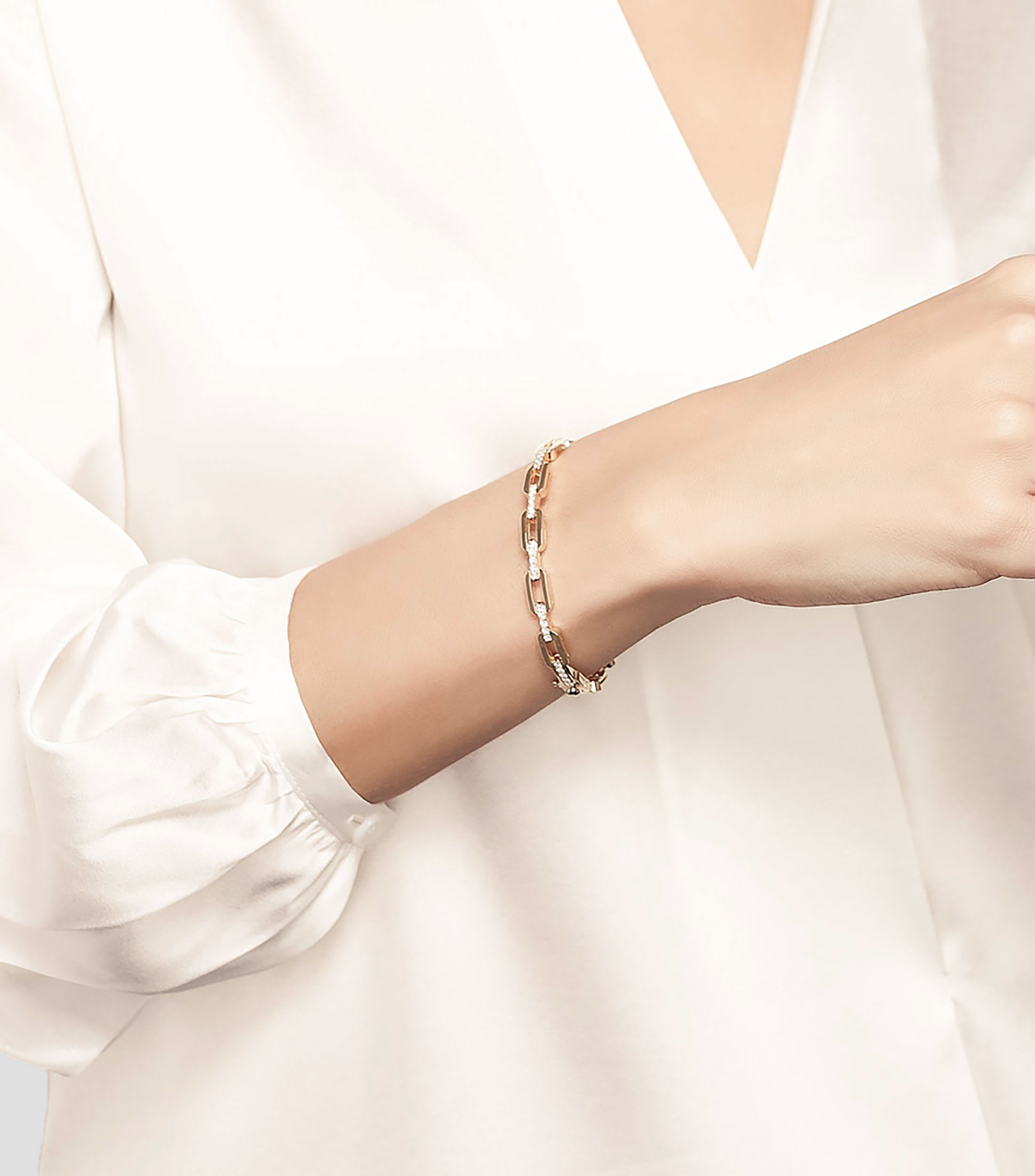 Pulsera en oro amarillo de 18 kilates Navarra Mujer