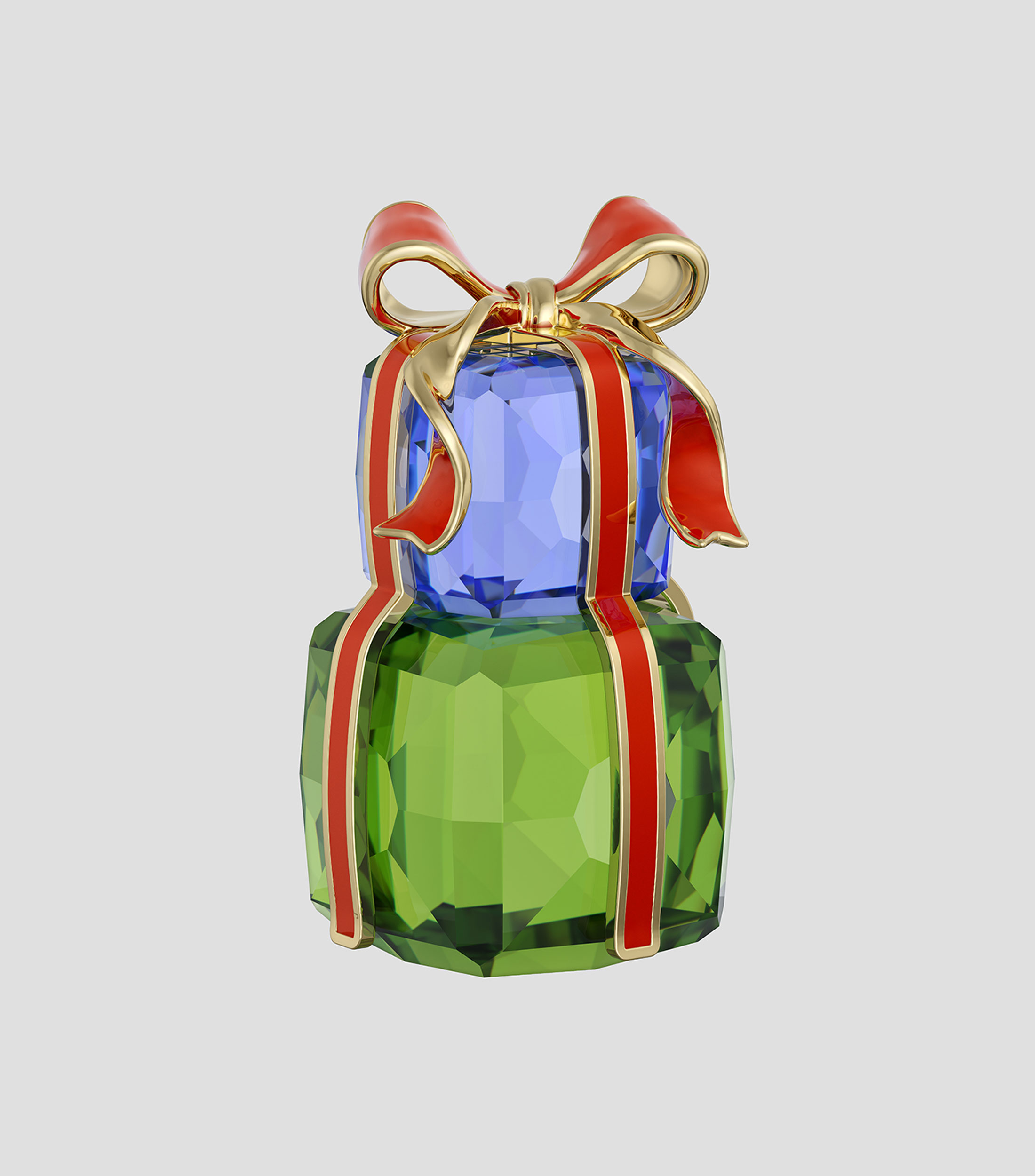 Set 2 Ornamentos navideños regalos en cristal