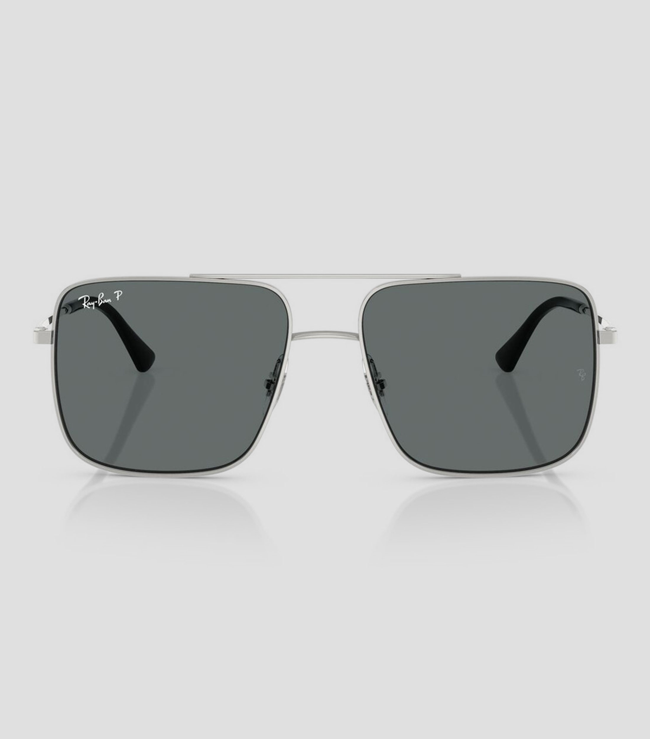 Lentes de sol Cuadrados Ari Plateados Unisex