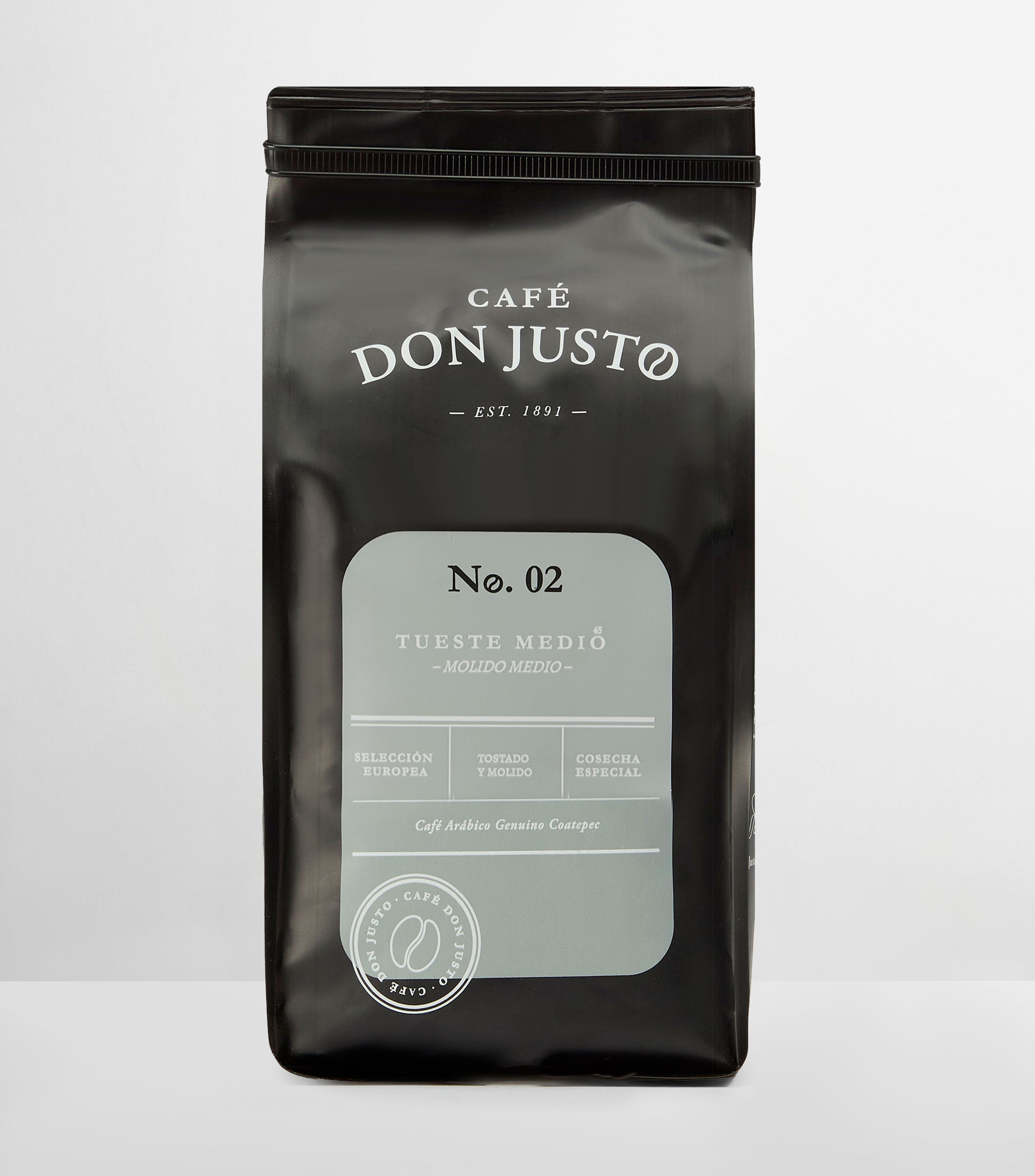 Café Don Justo molido medio, 250 g