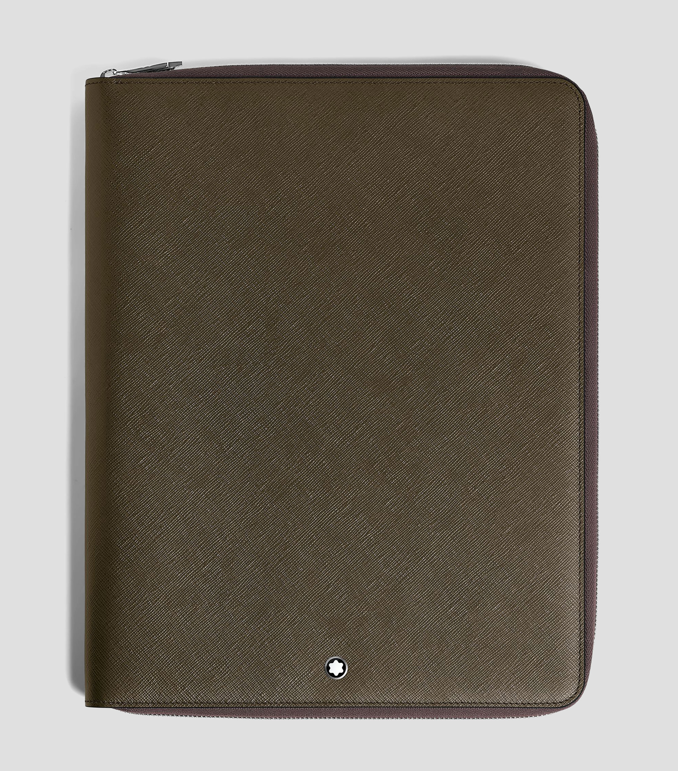 Funda para Cuaderno Mediano con Cremallera de Piel Sartorial