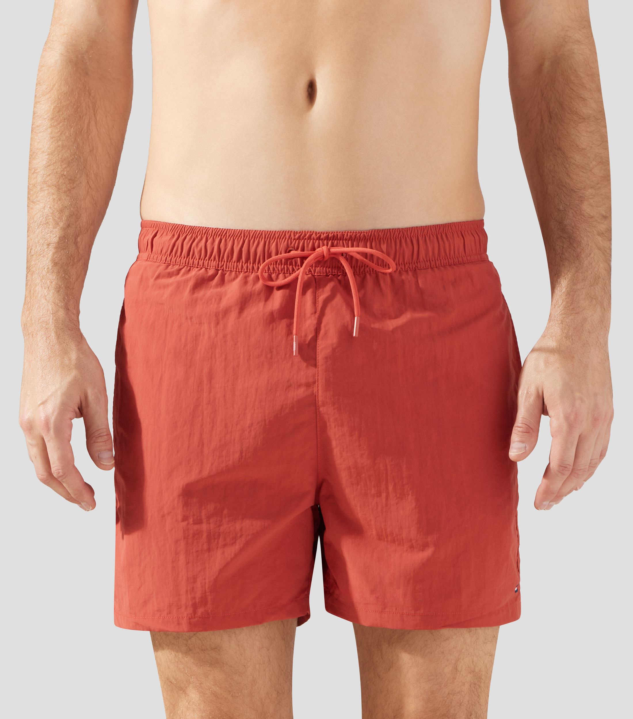 Traje de baño corto liso Hombre