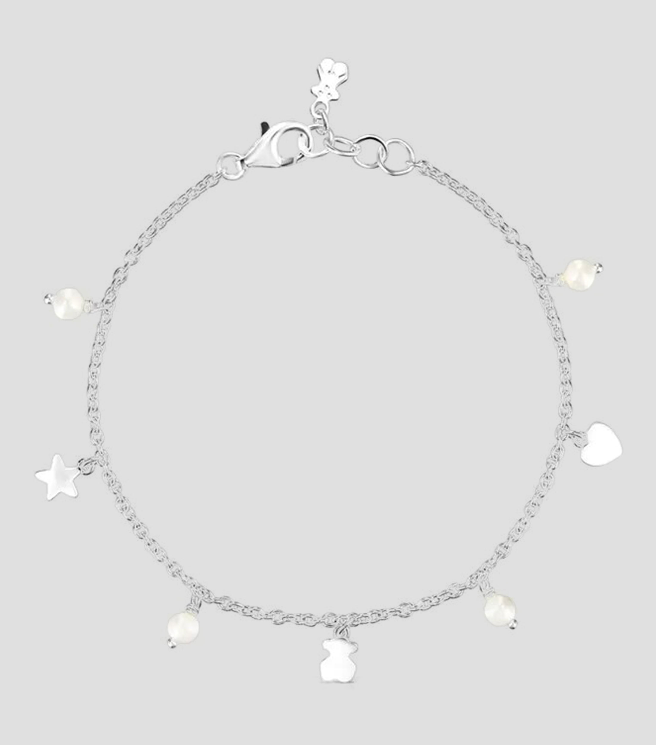 Pulsera Tobillera en plata Cool Joy Mujer