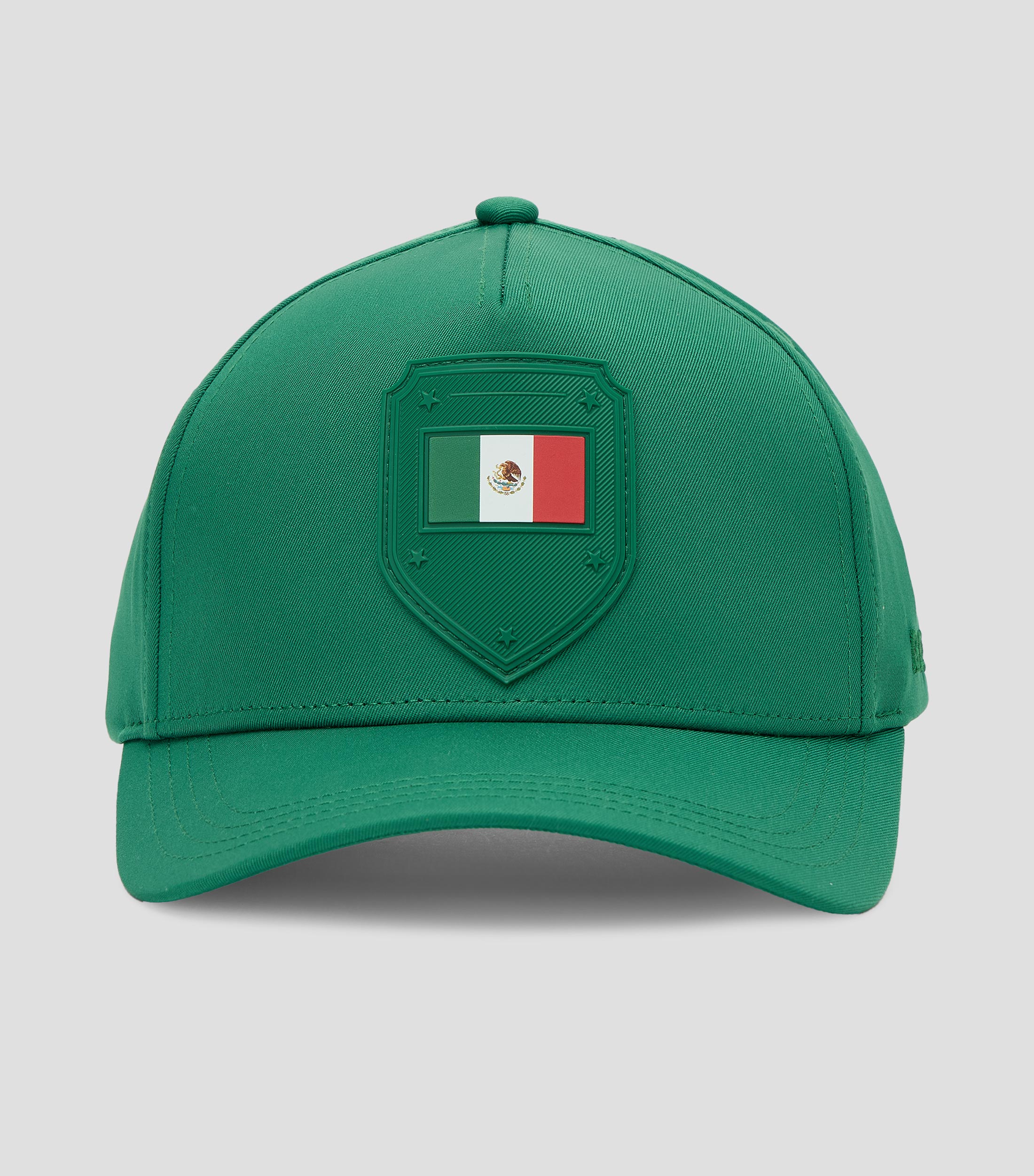 Gorra con escudo de México verde Hombre