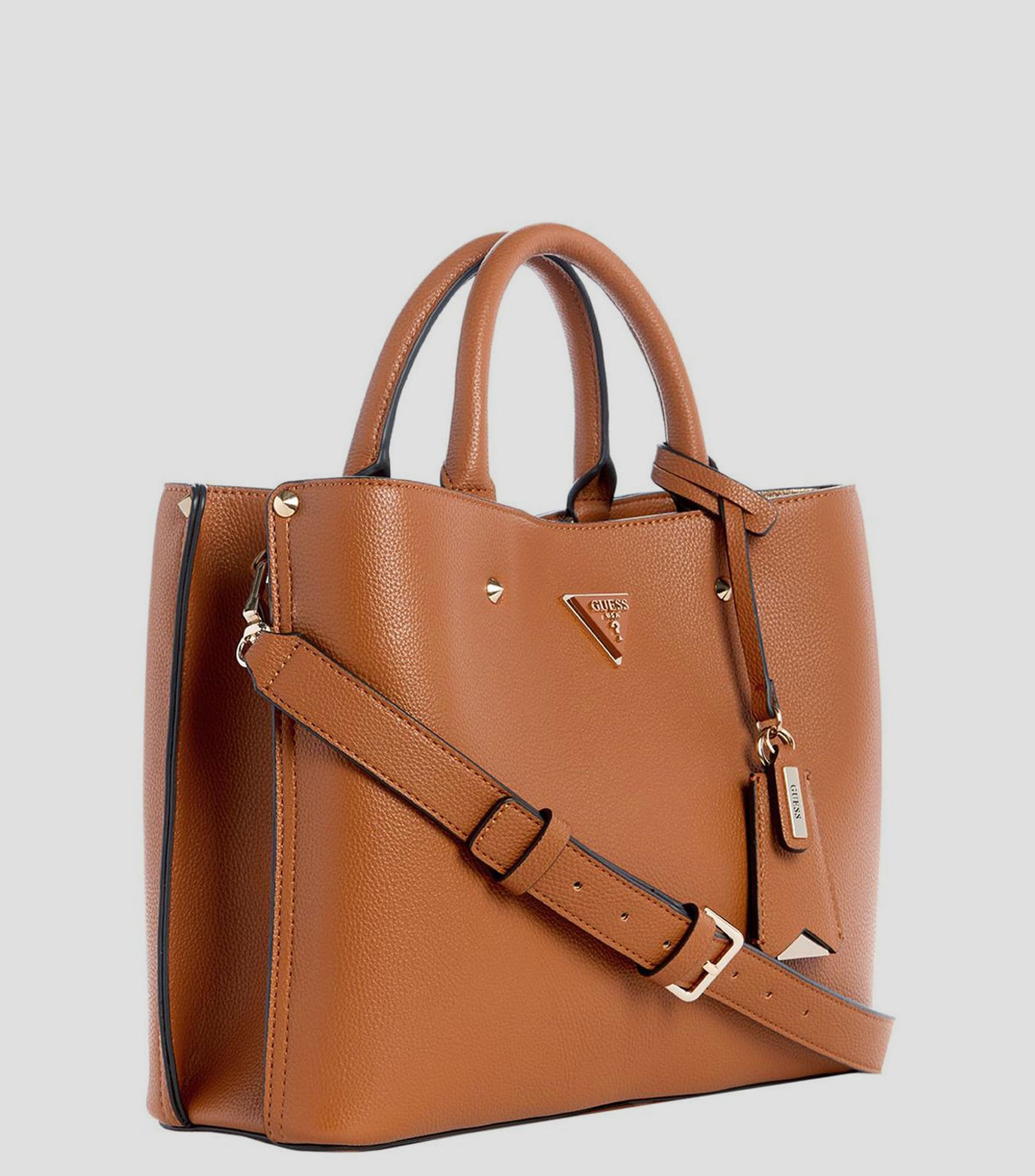 Bolsa Satchel con Logo Mujer