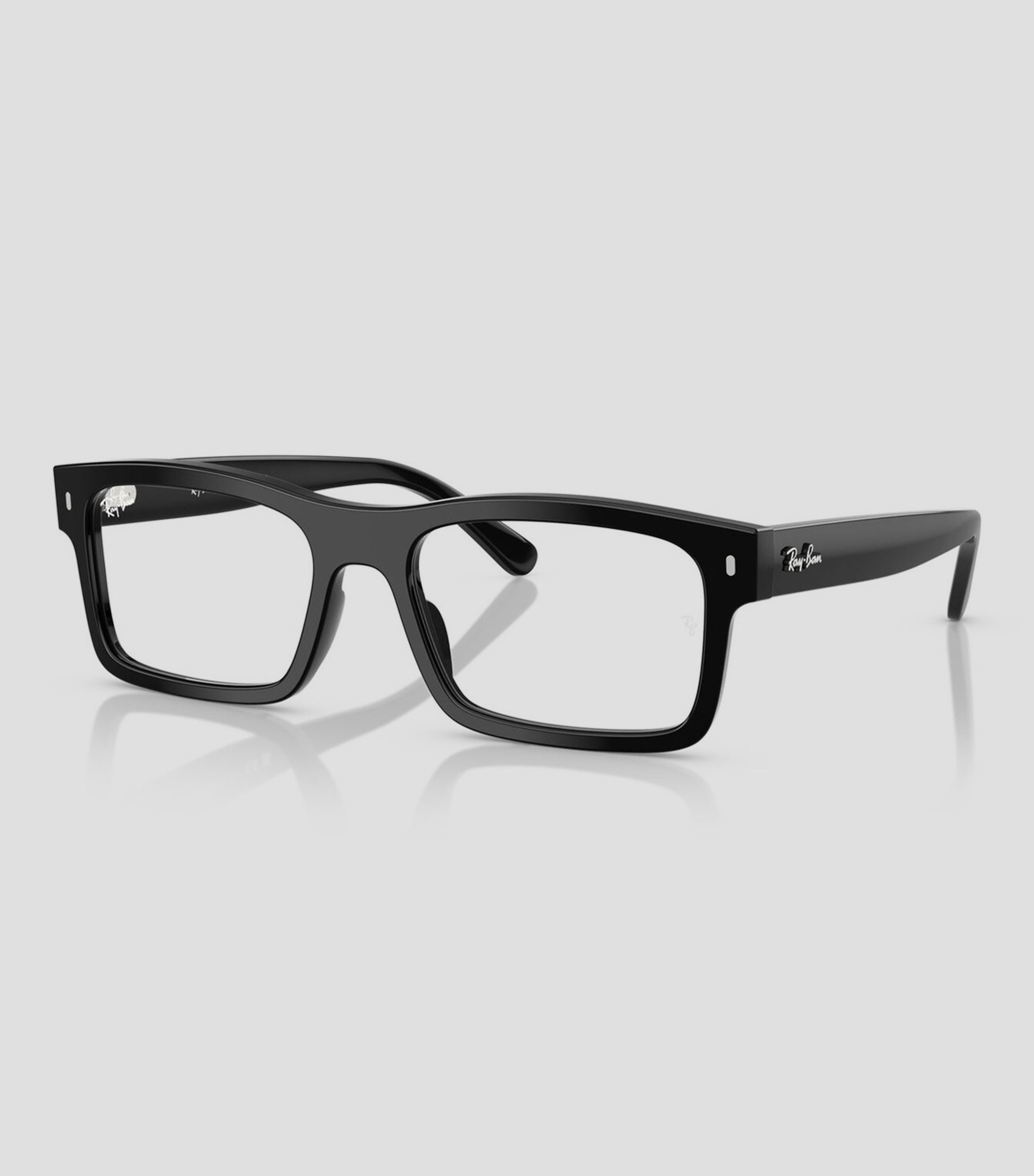 Lentes oftálmicos Rectangulares Negros Unisex