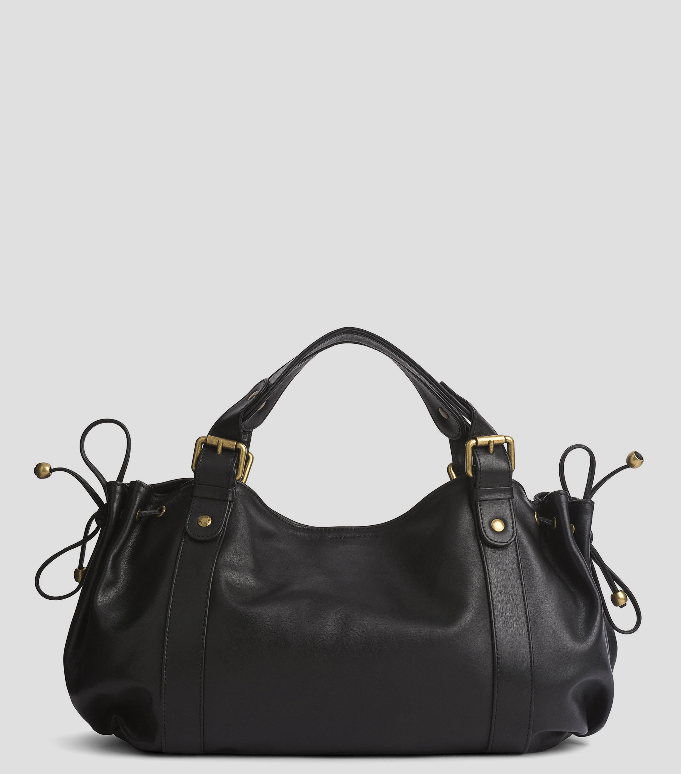 Bolso Al Hombro Fortune Croissant De Piel En Marrón - Lemaire