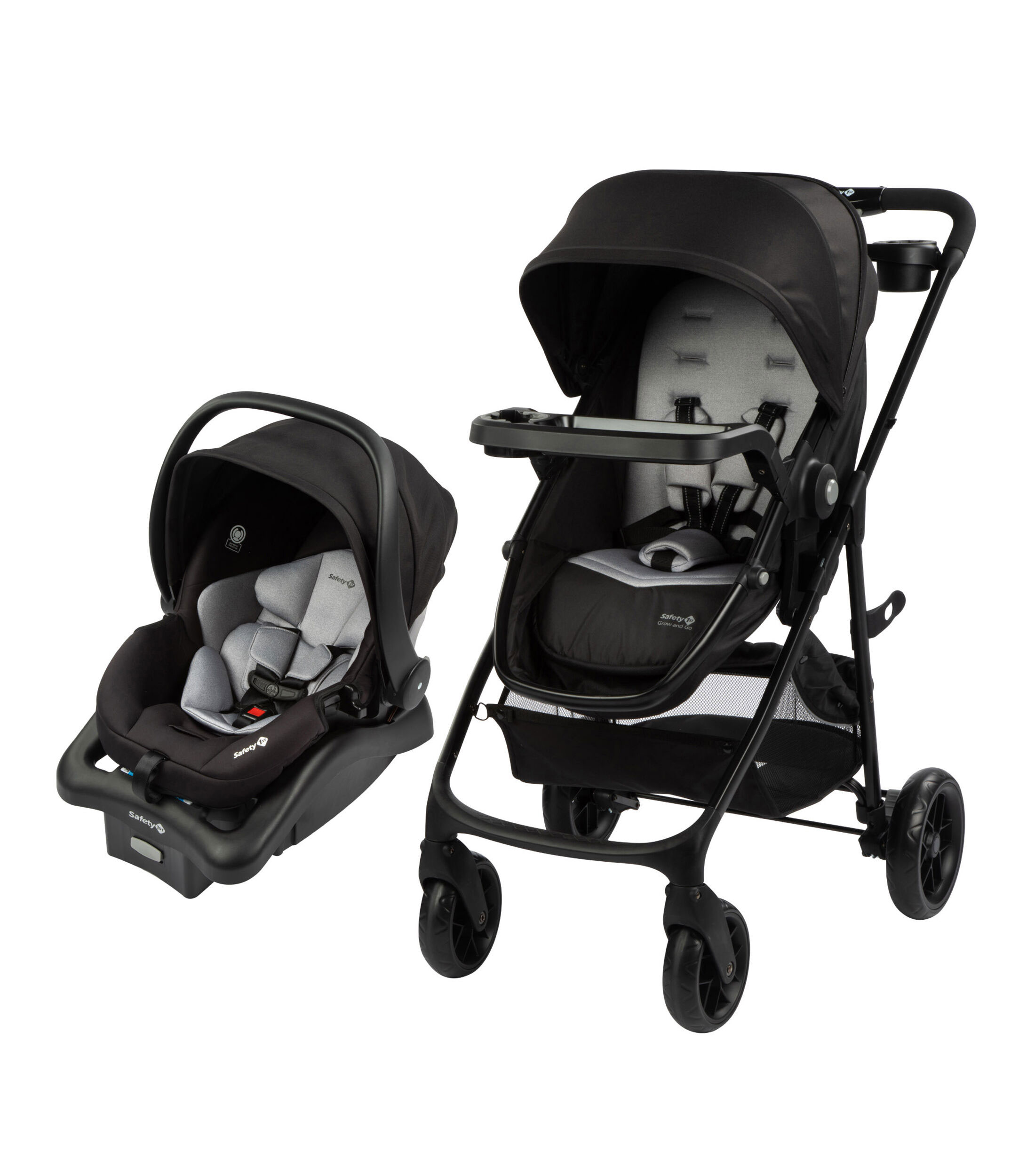 Carriola de viaje Grow Go Flex 8-en-1 Negra