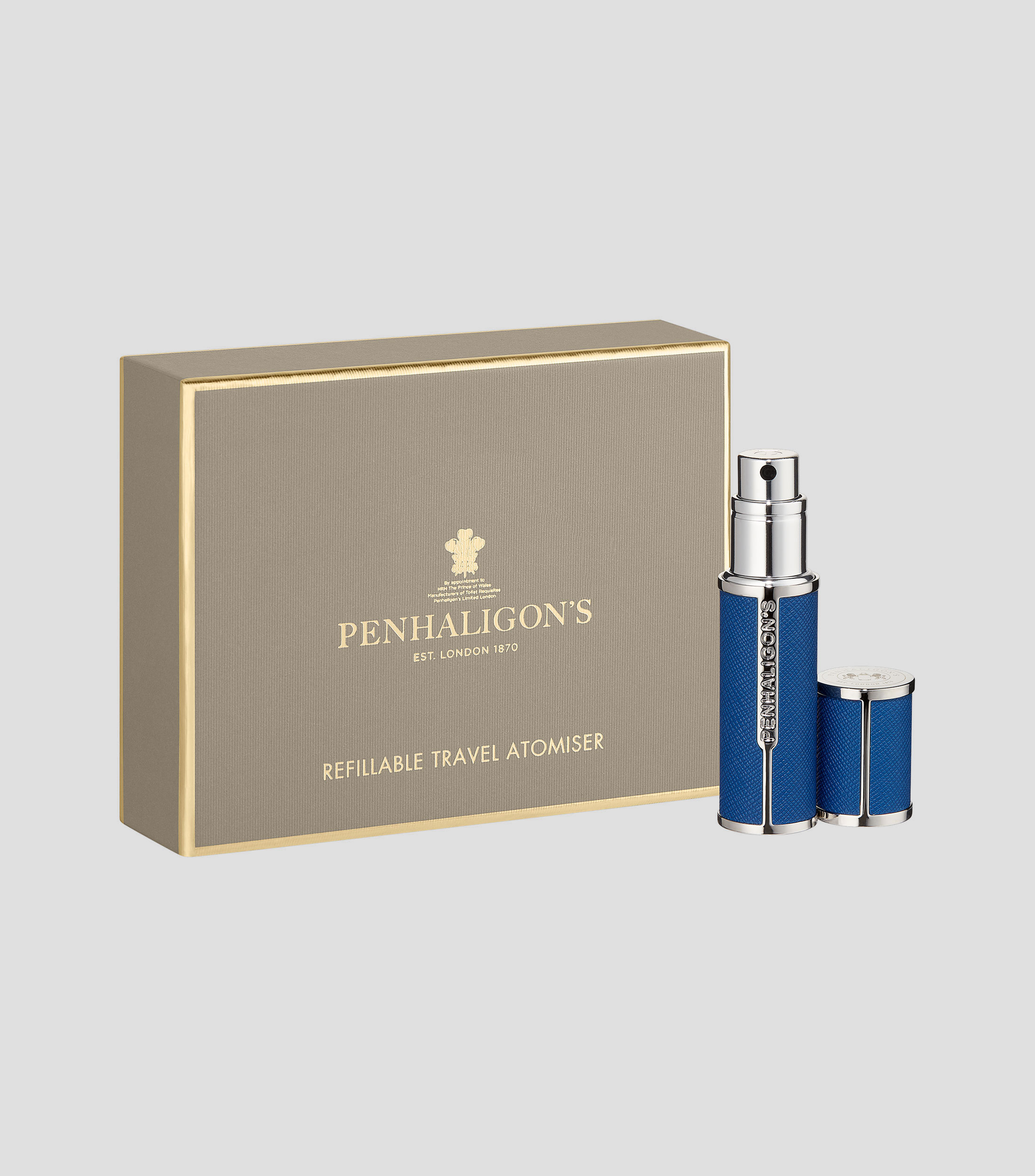Atomizador Recargable de Perfume Azul, 5 ml