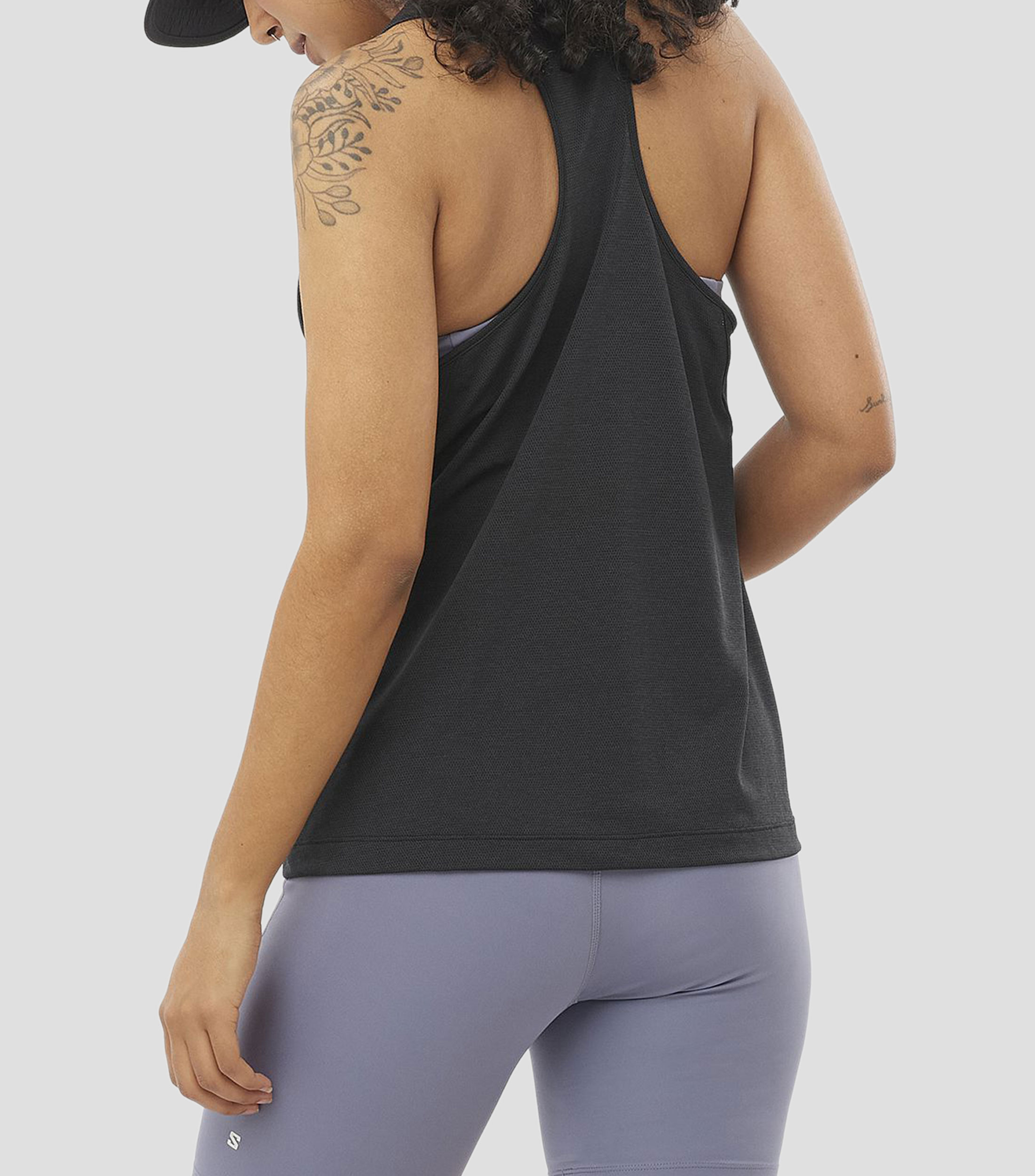Tank para correr SHAKEout Core cuello redondo sin mangas lisa Mujer