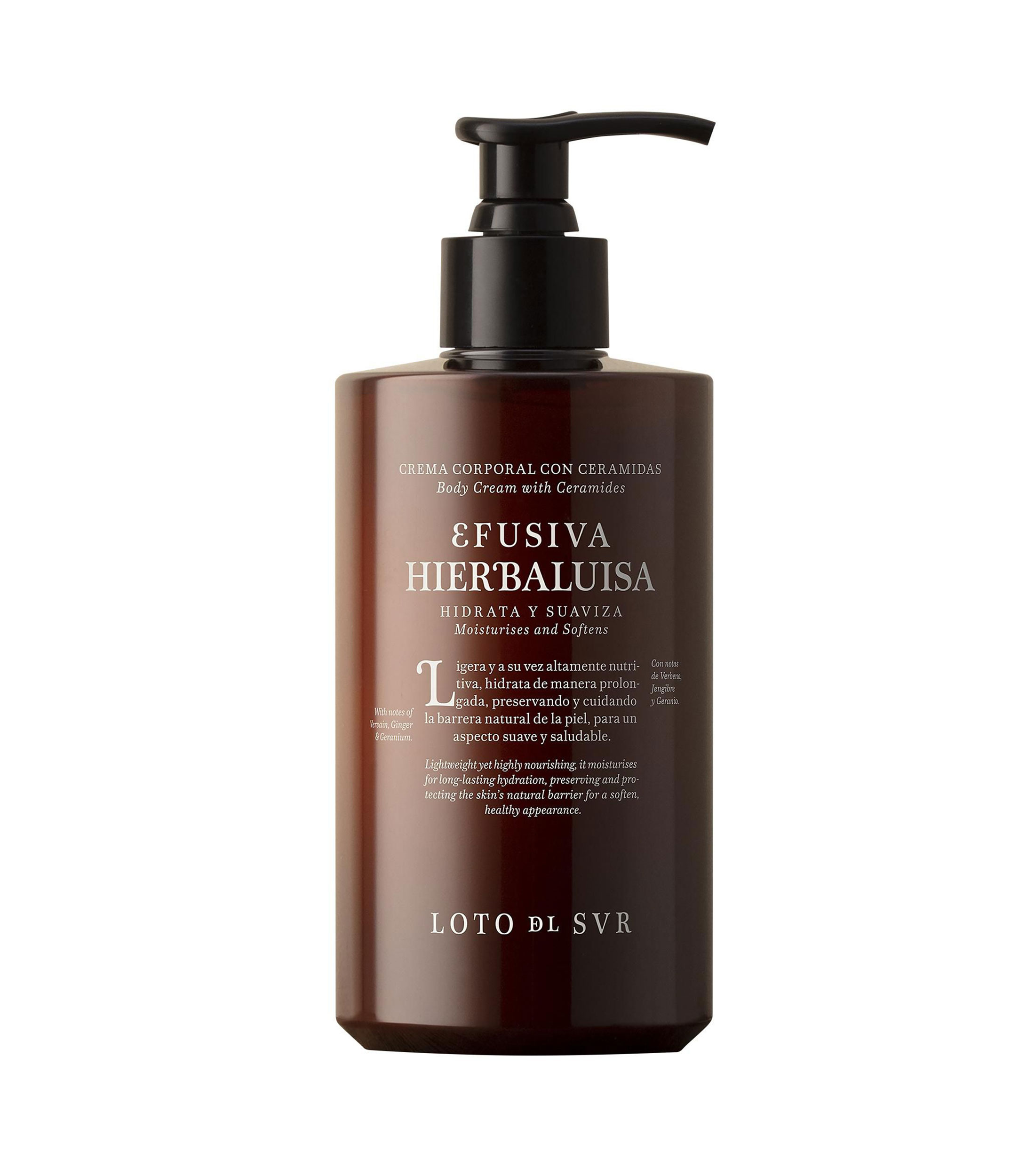 Crema con ceramidas efusiva ​hierbaluisa, 285 ml