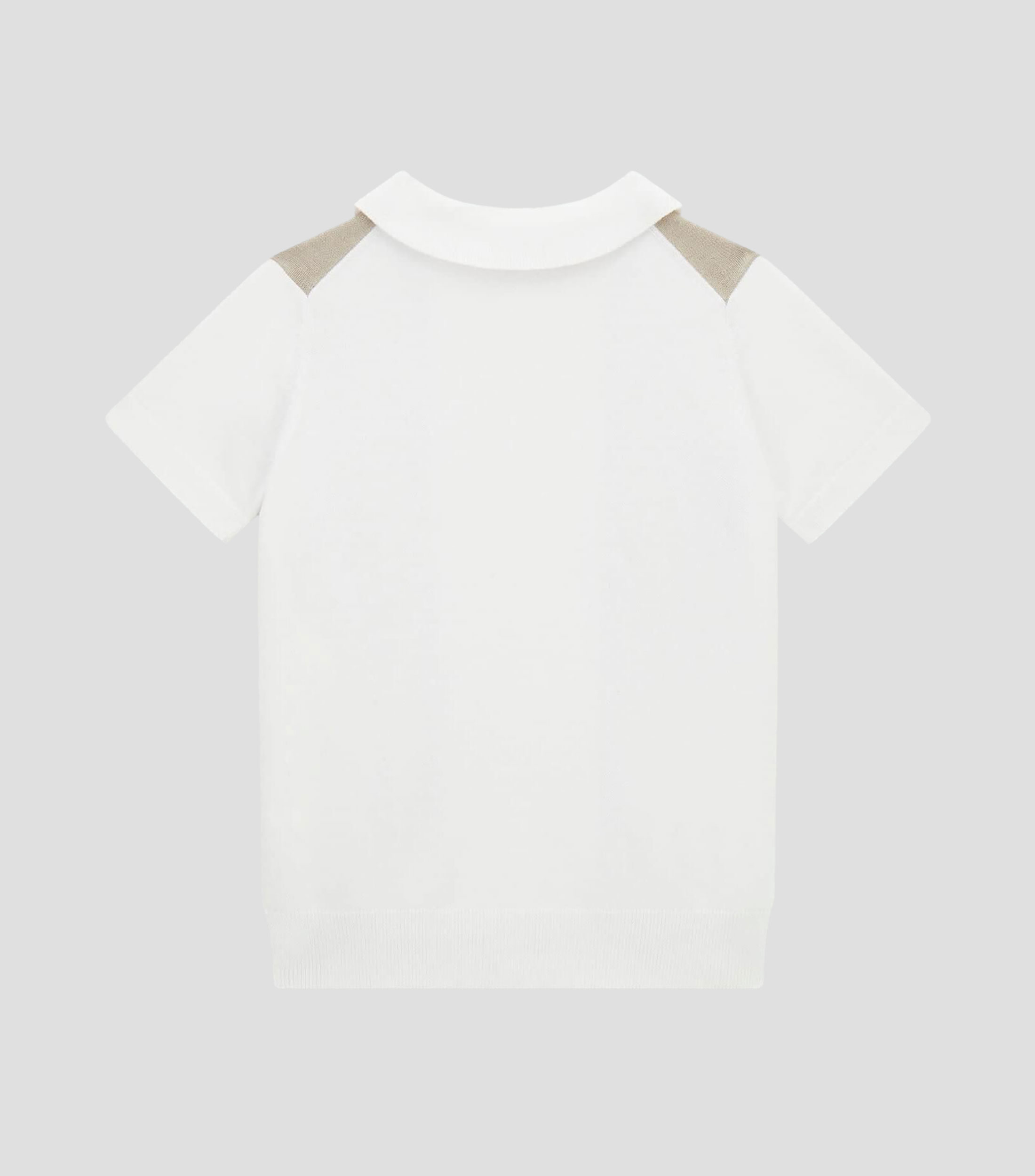 Playera tipo Polo manga corta con franjas Niño
