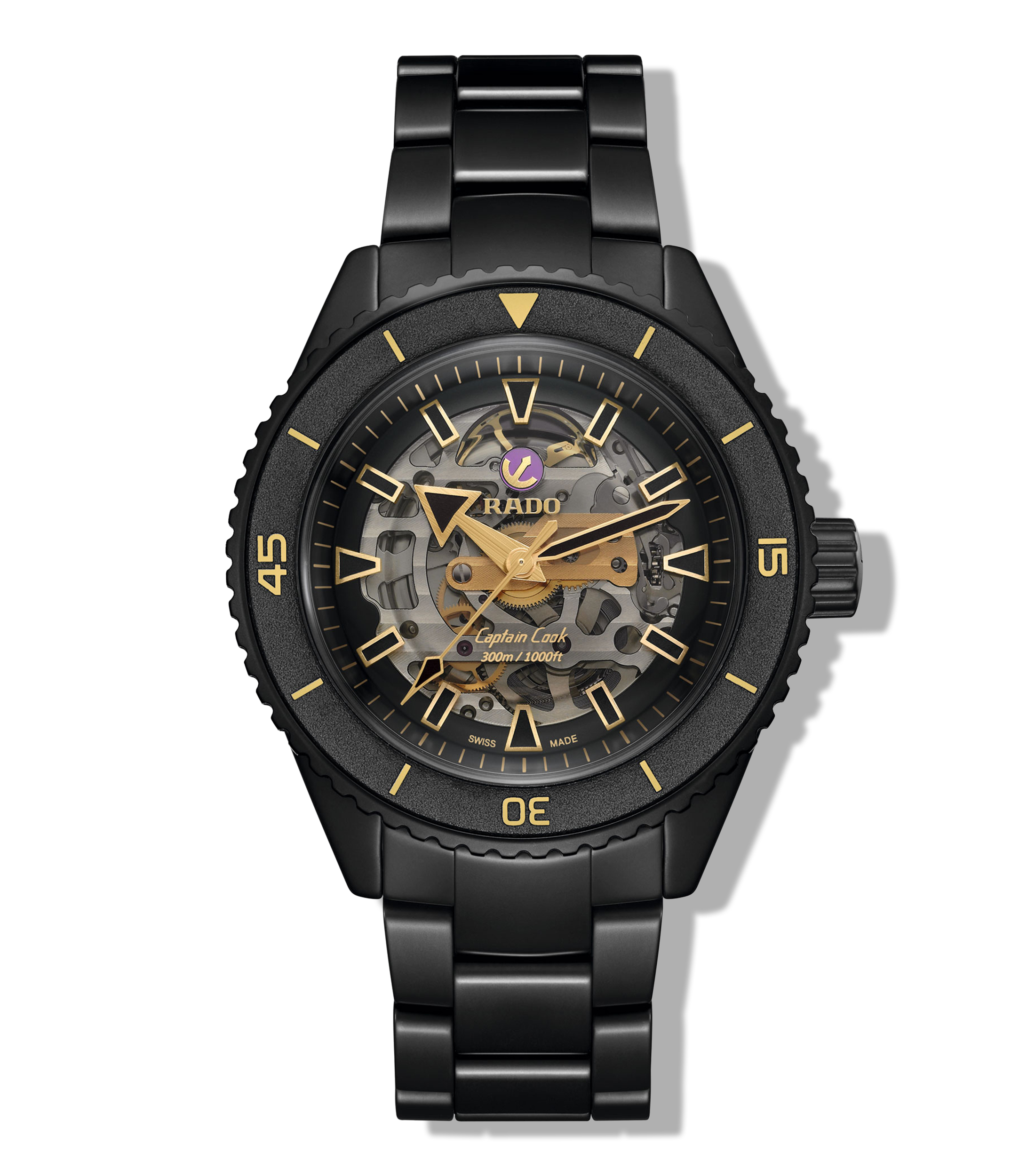 Rado Reloj Captain Cook High-Tech Ceramic Limited Edition Negro Hombre ...