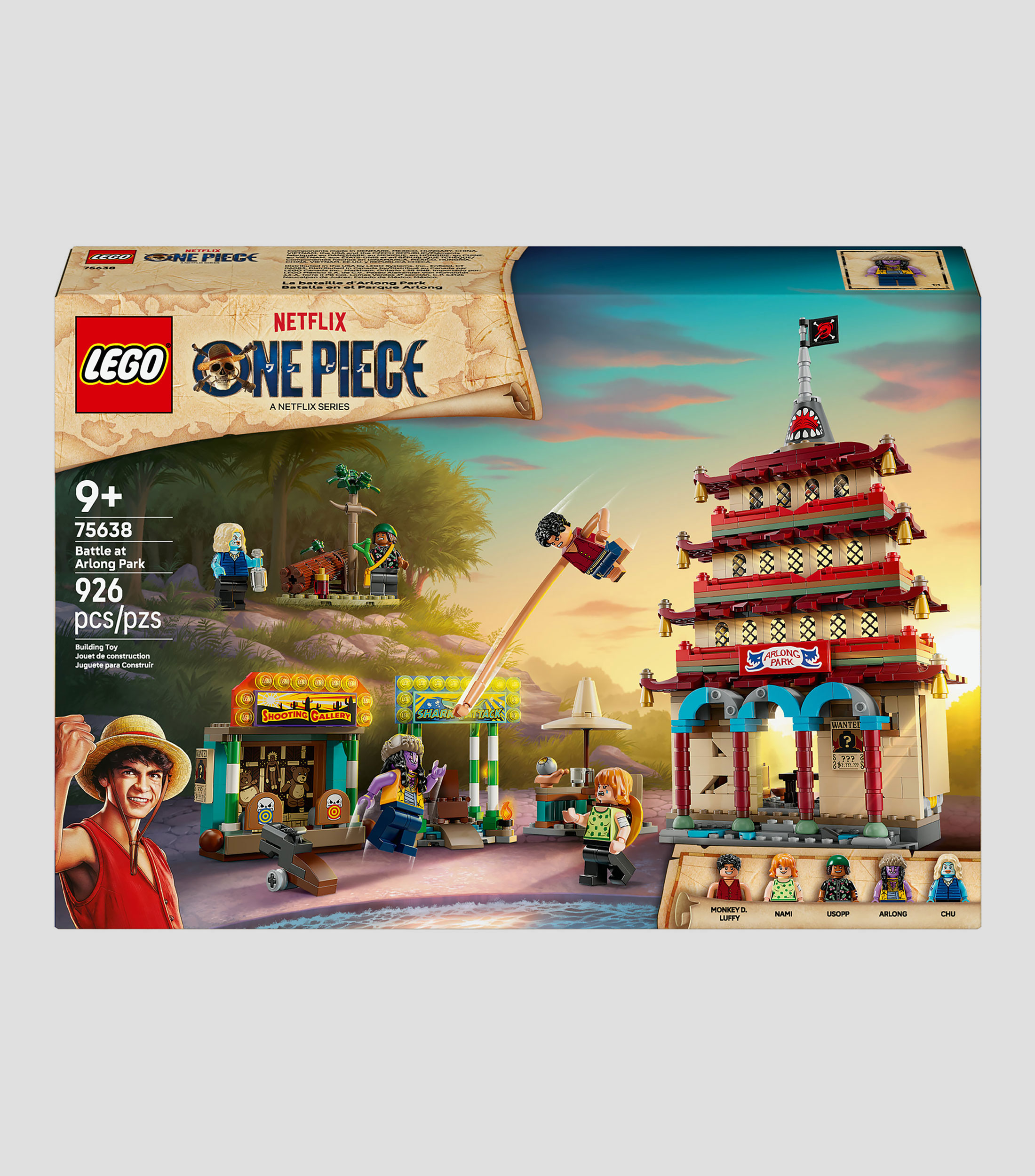 Lego ONE PIECE Batalla en el Parque Arlong Set 75638