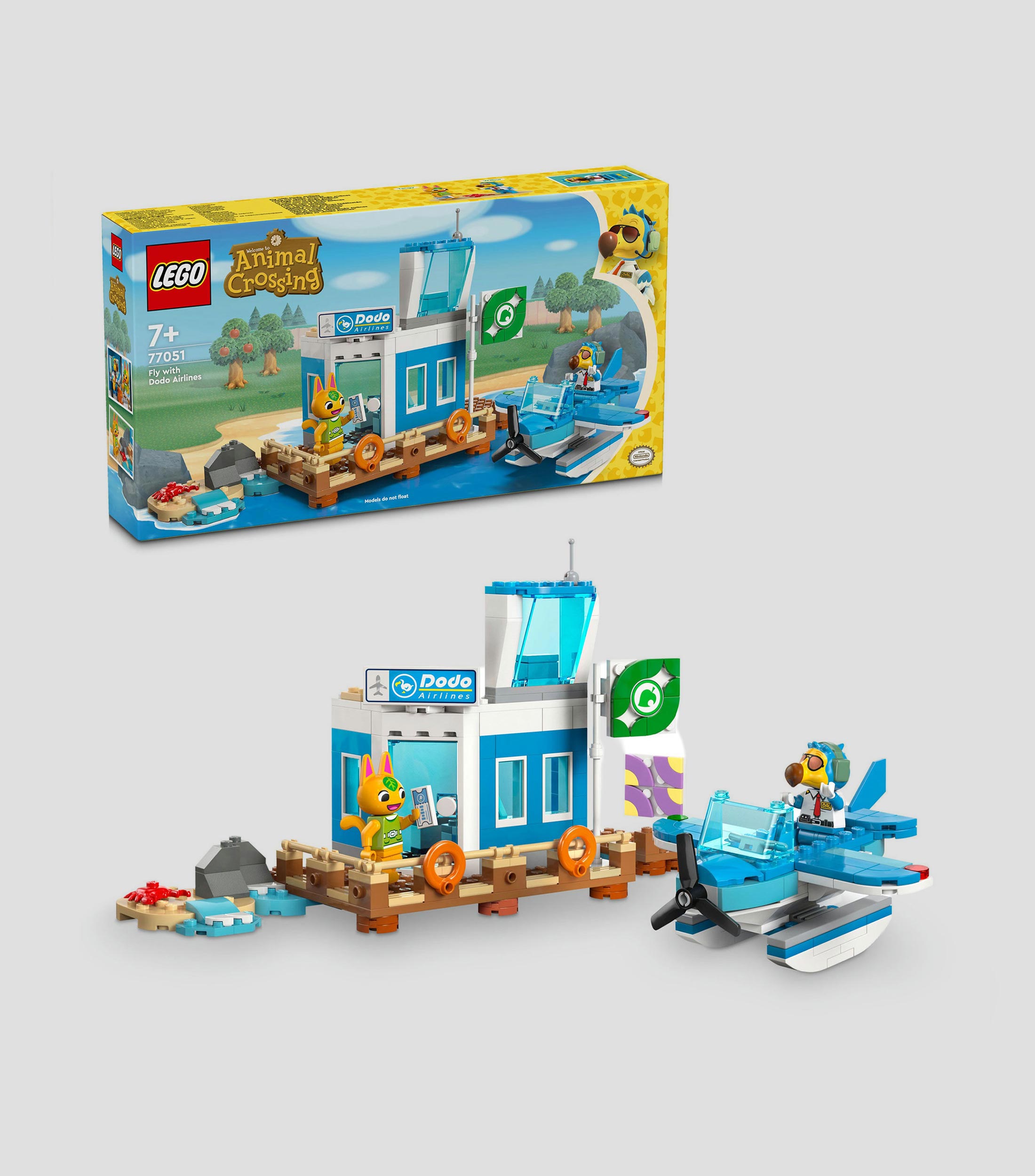 Lego Animal Crossing Vuela con Dodo Airlines Juguete 77051
