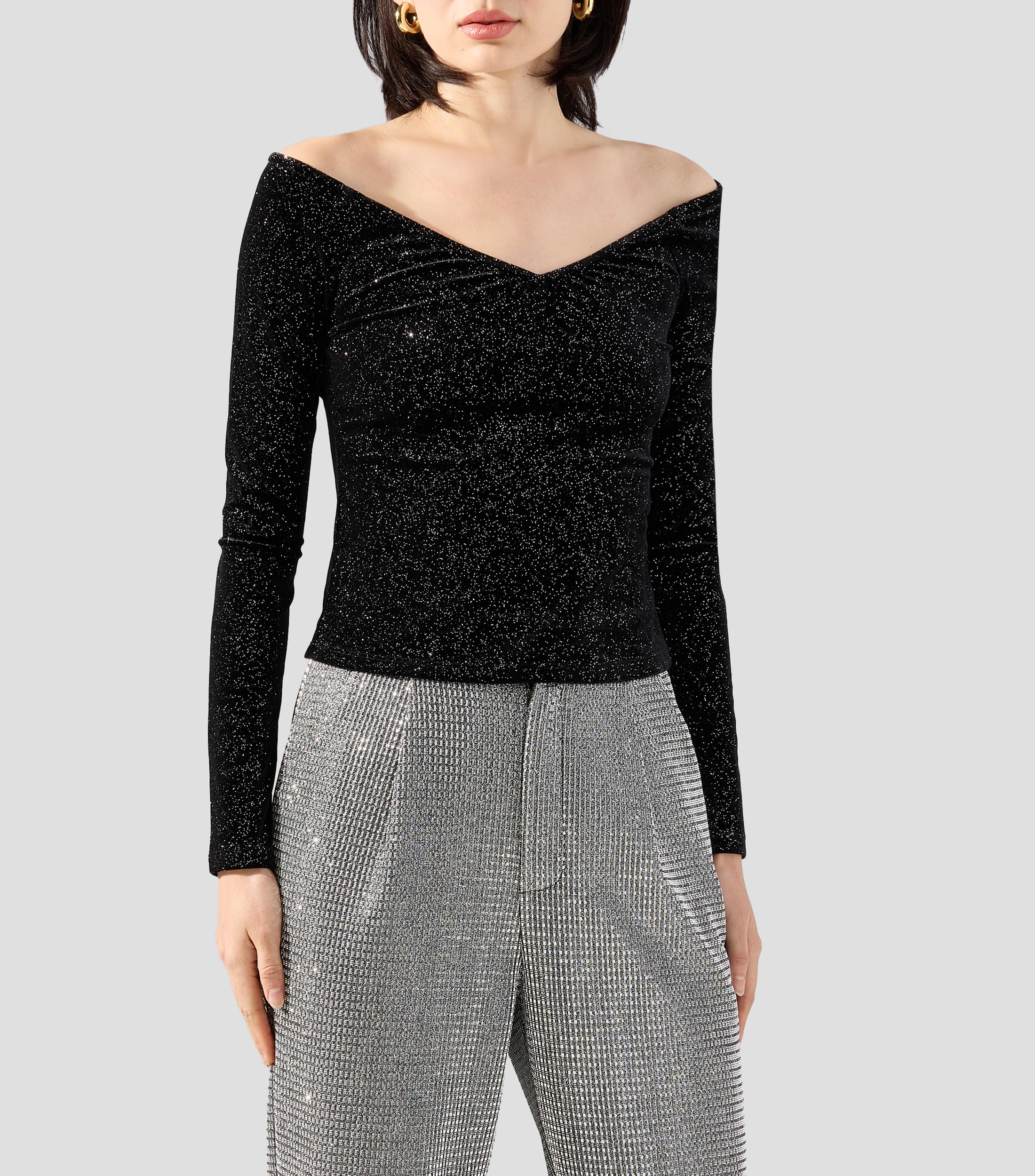 Blusa fantasía manga larga Mujer