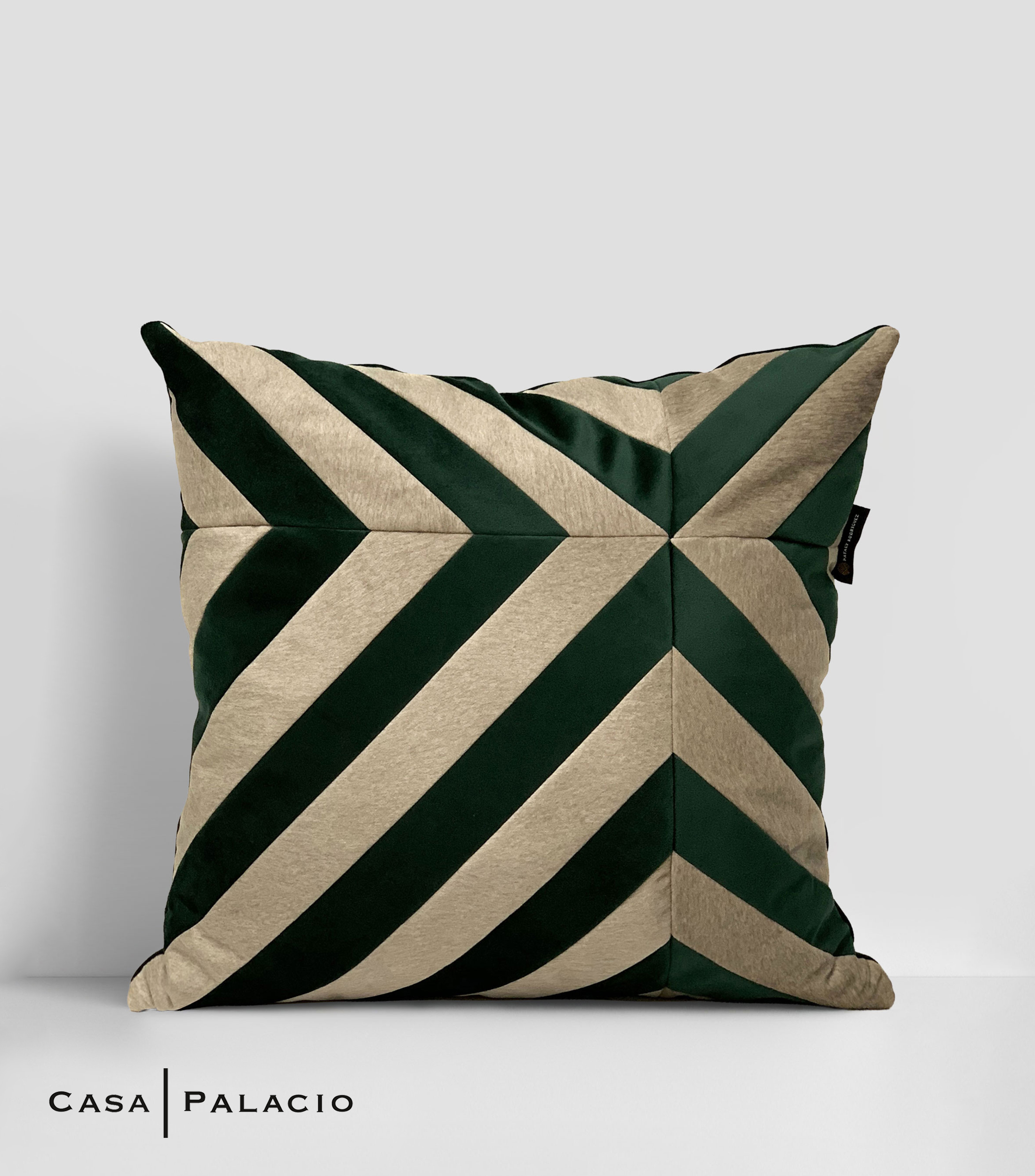 Cojín Decorativo Luxury Verde Botella