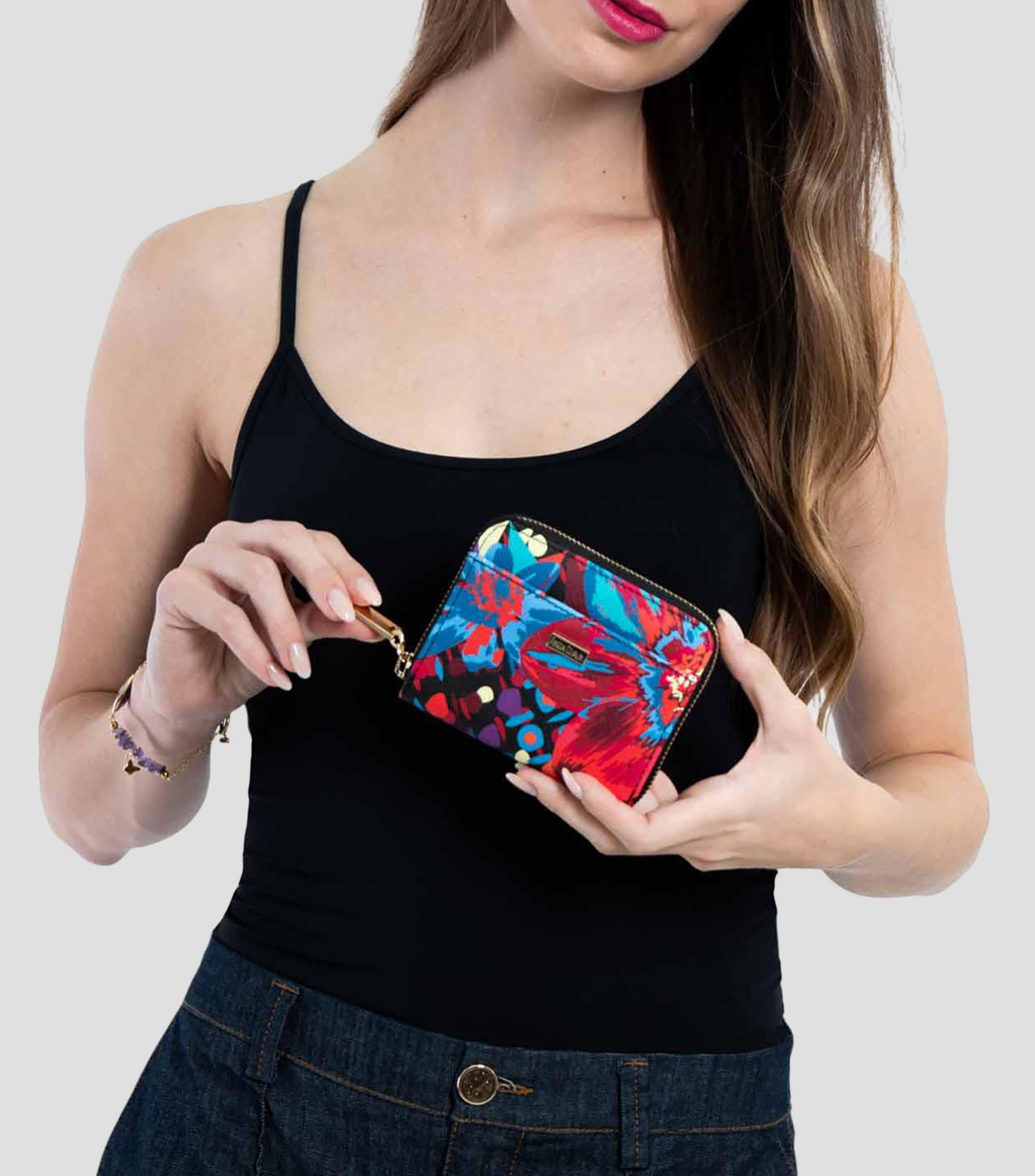 Cartera estampada Mujer