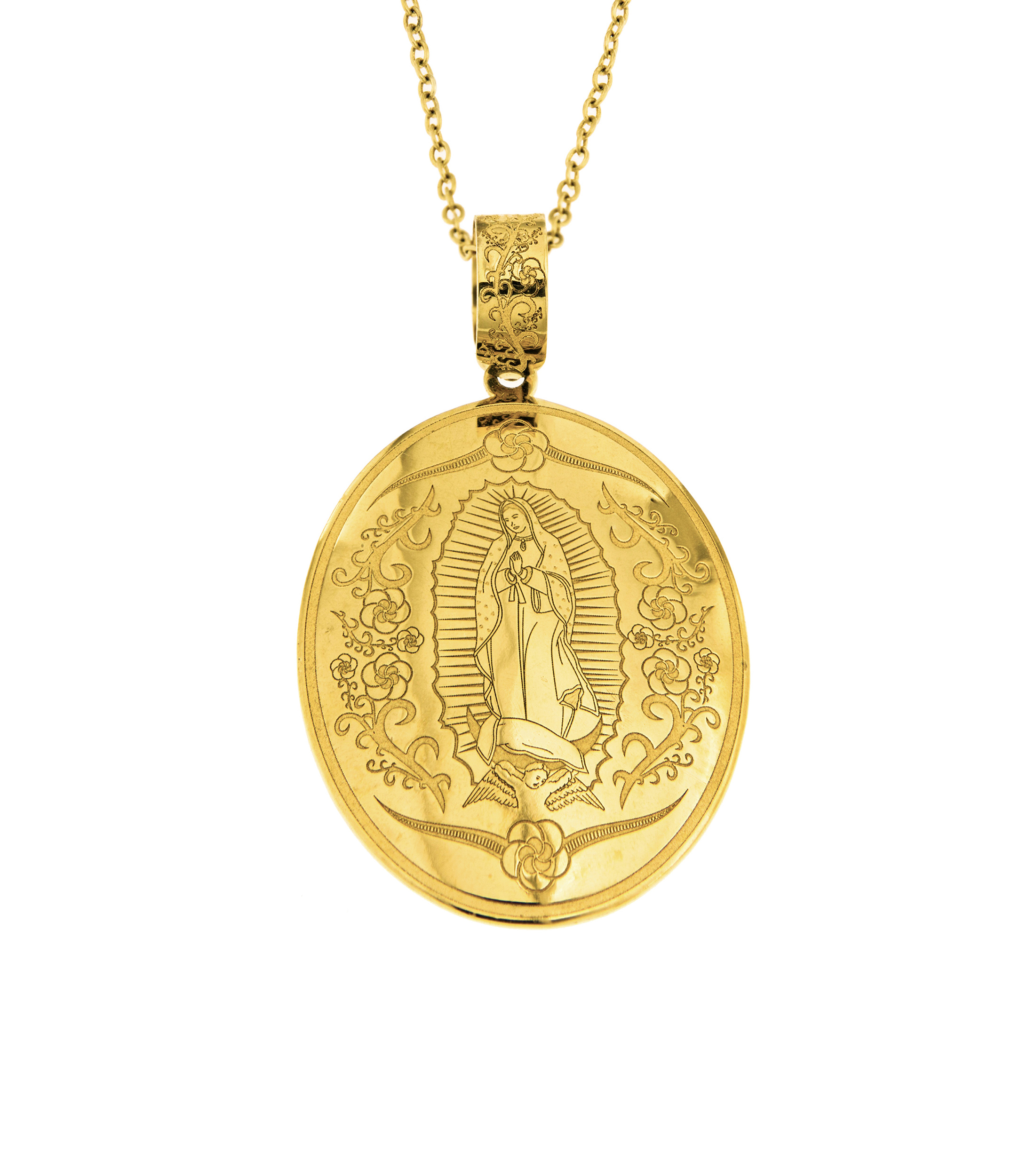 Medalla en Plata Virgen de Guadalupe Mujer