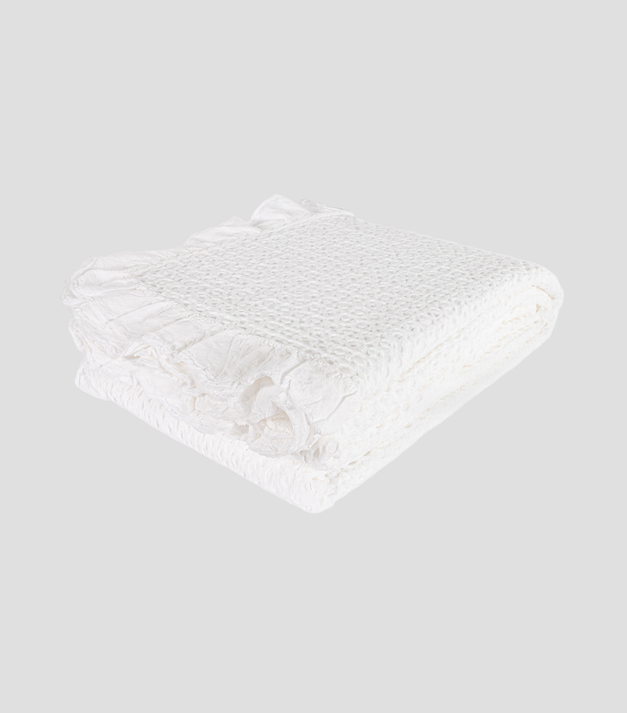 Funda para almohada king size en algodón Holán