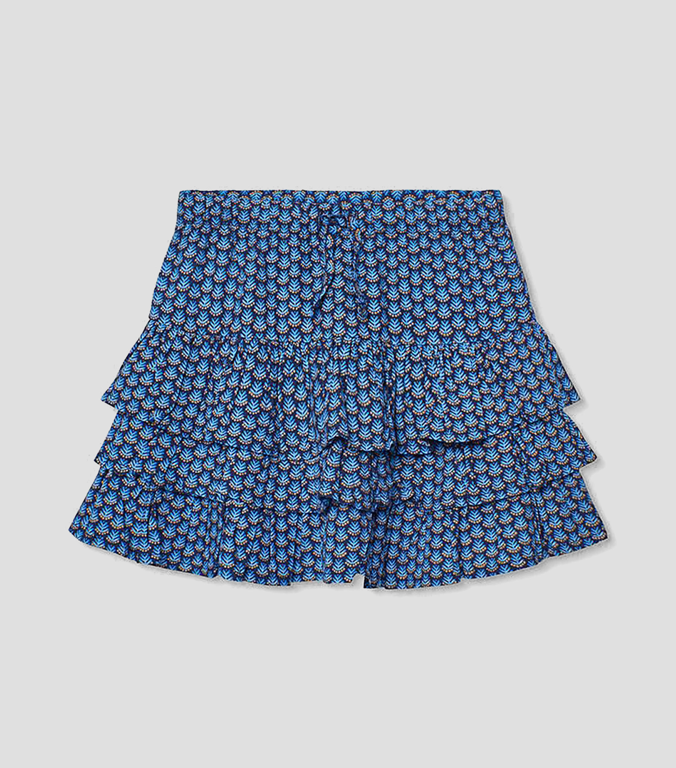 Falda de corte A estampada Niña