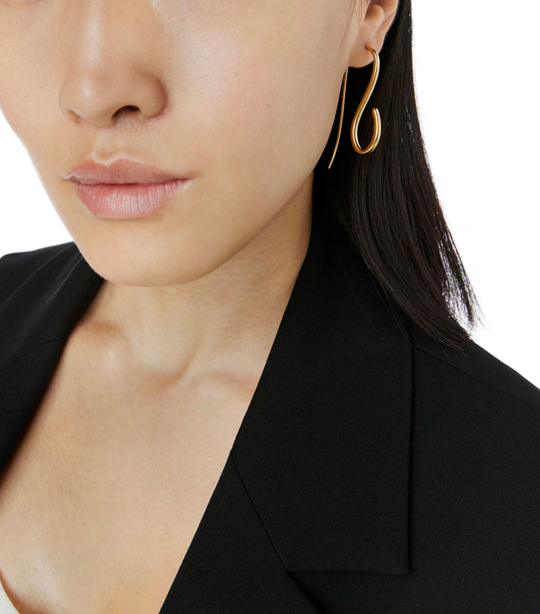 Pendientes en plata .925 Bent Mujer