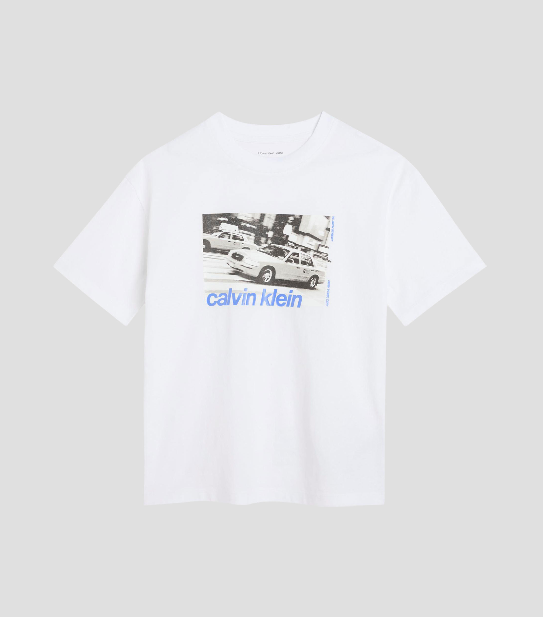 Playera cuello redondo manga corta con estampado Niño