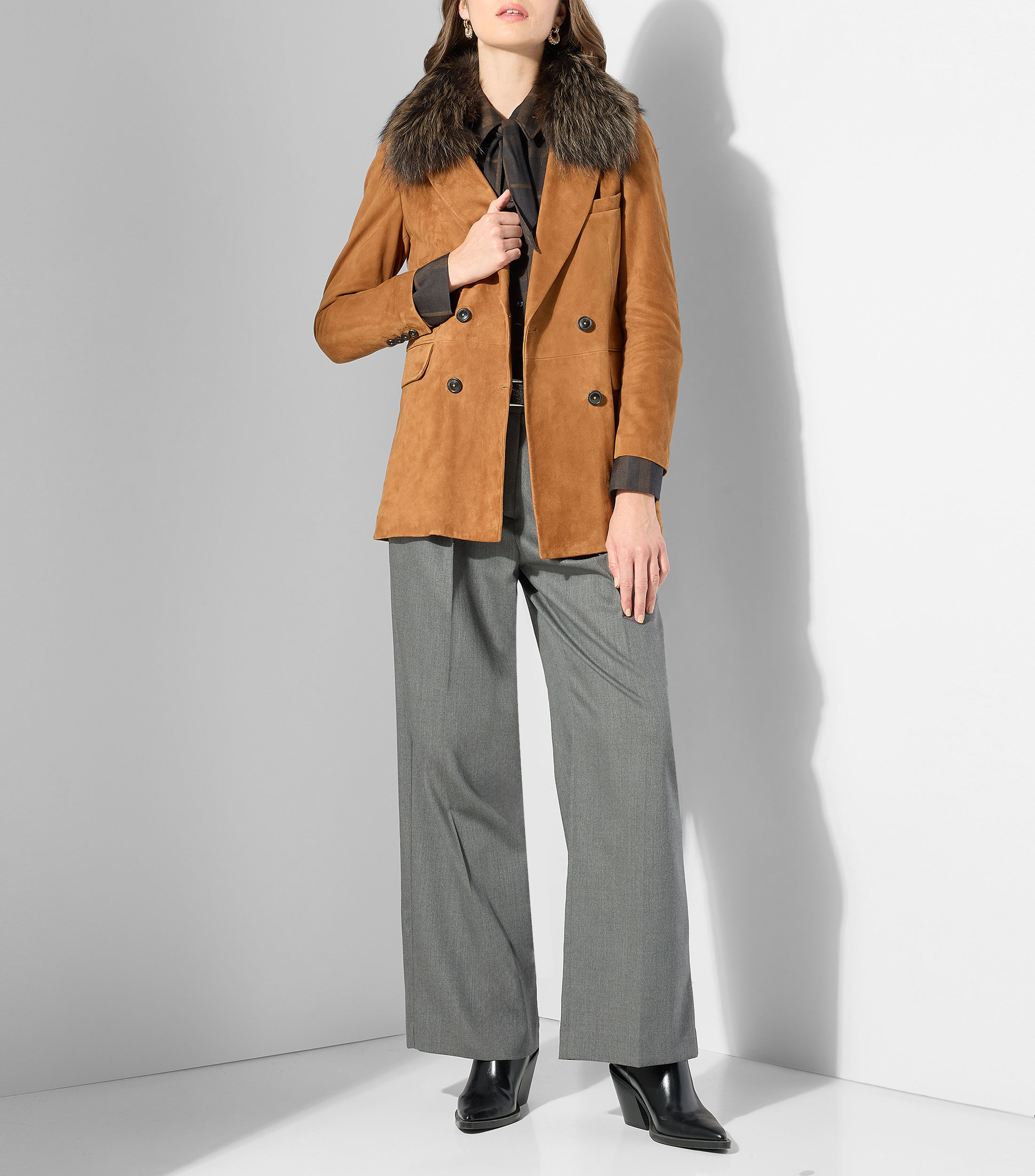 Blazer liso Mujer