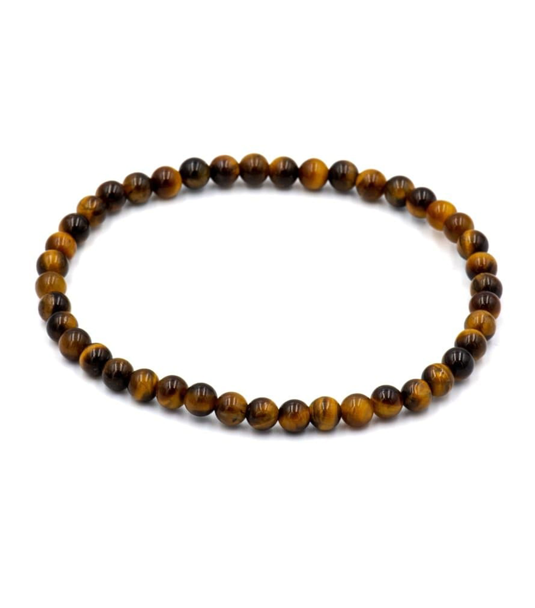 Pulsera café con cuentas Unisex