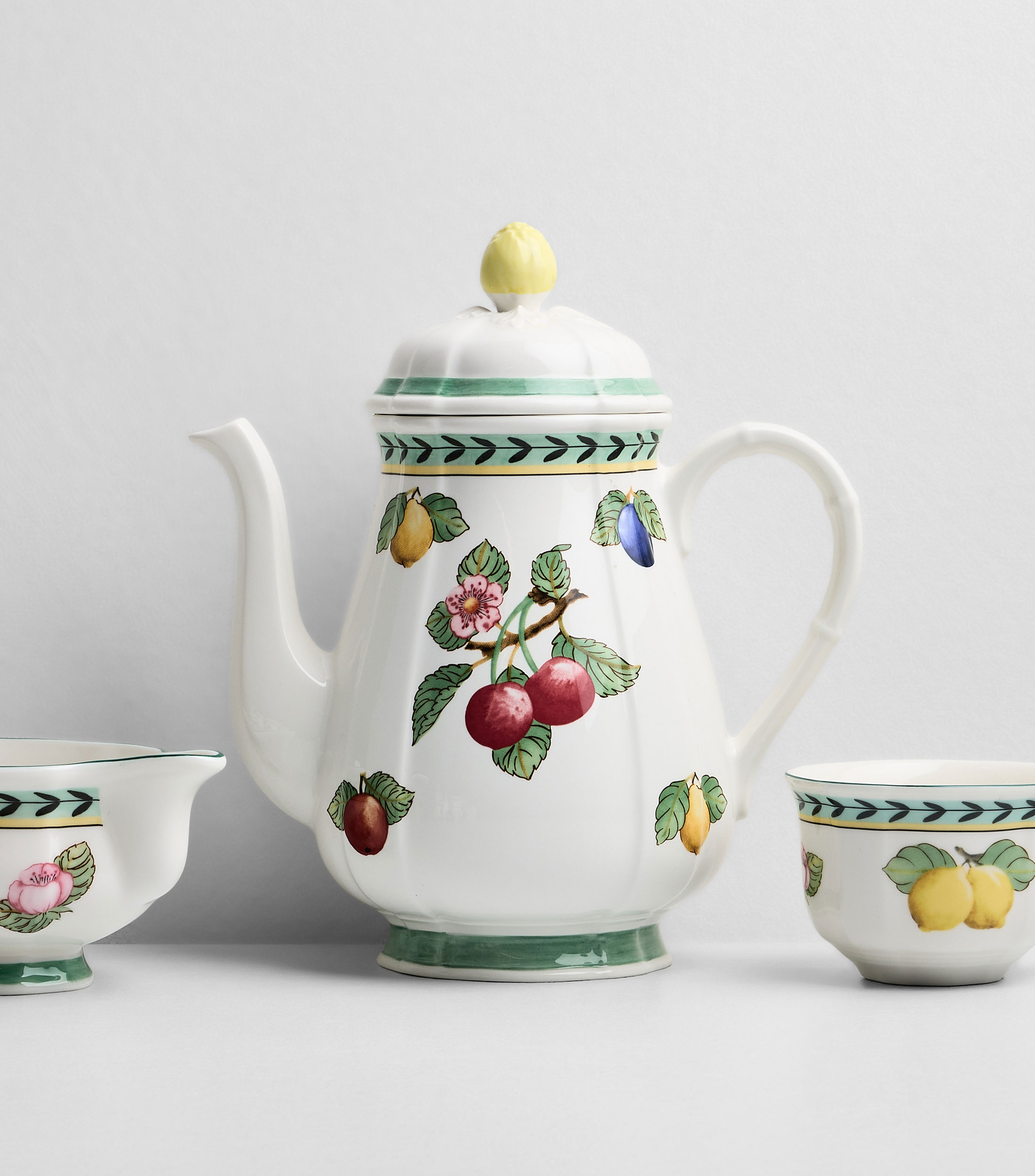 Cafetera French Garden Fleurence blanca