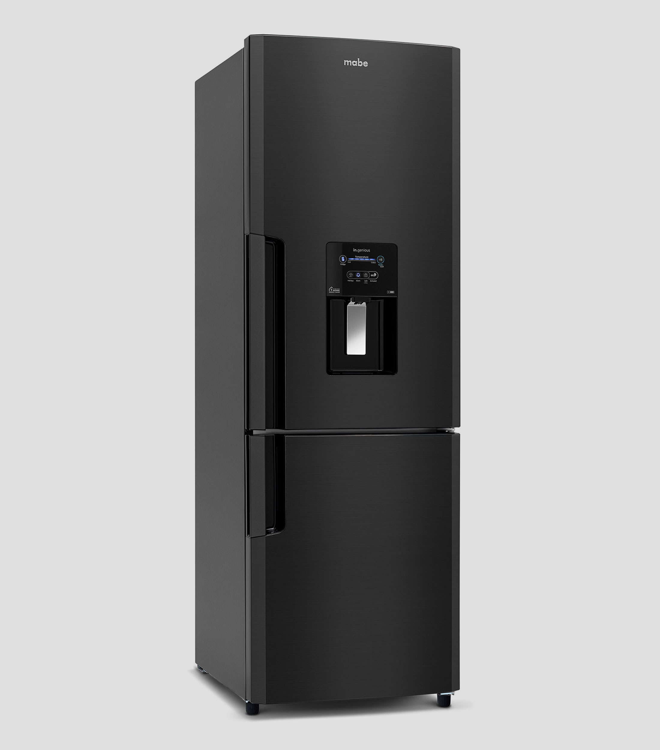 Refrigerador Bottom Mount 300 L, Negro