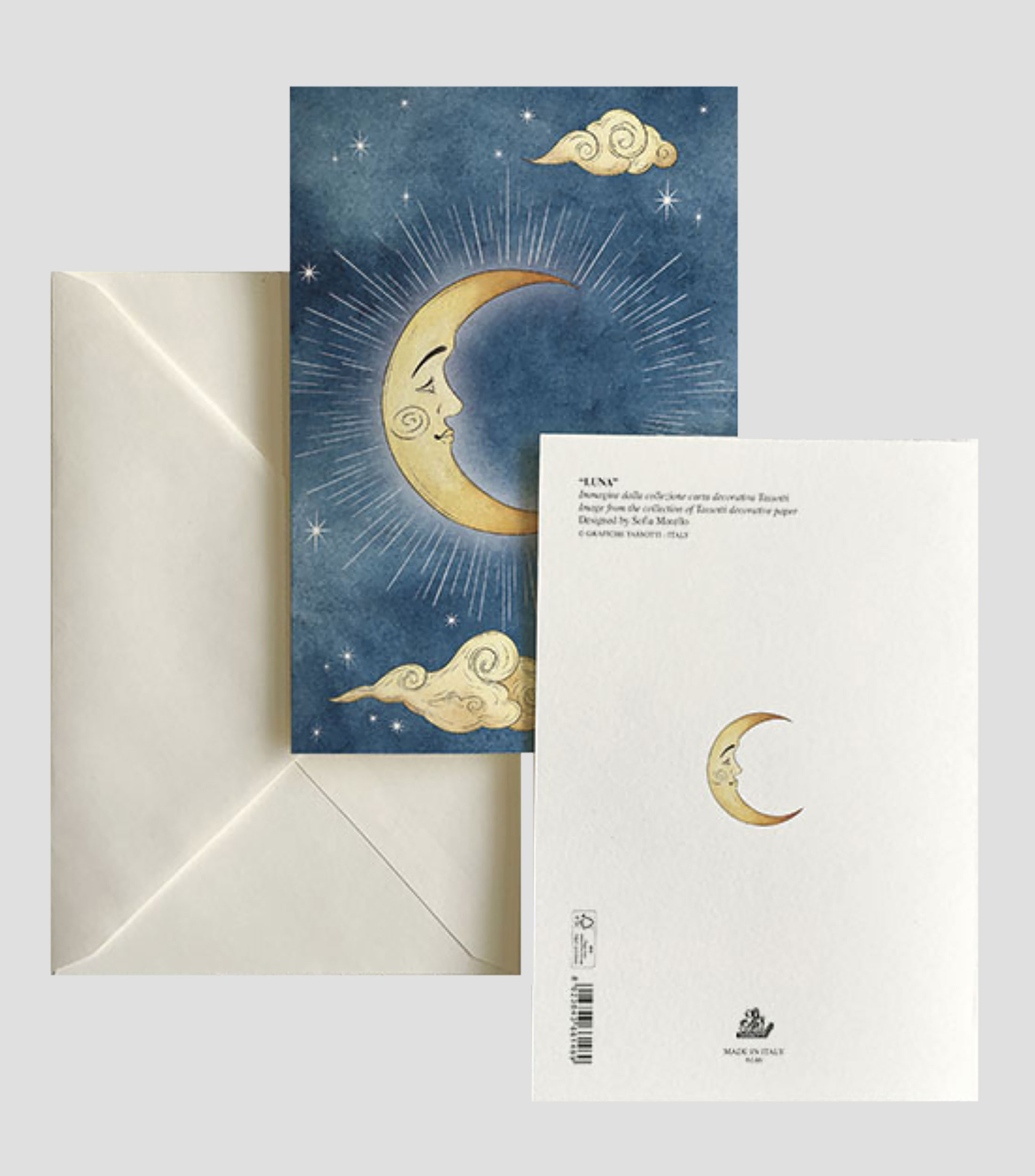 Tarjetas de Felicitación con Sobre - Luna
