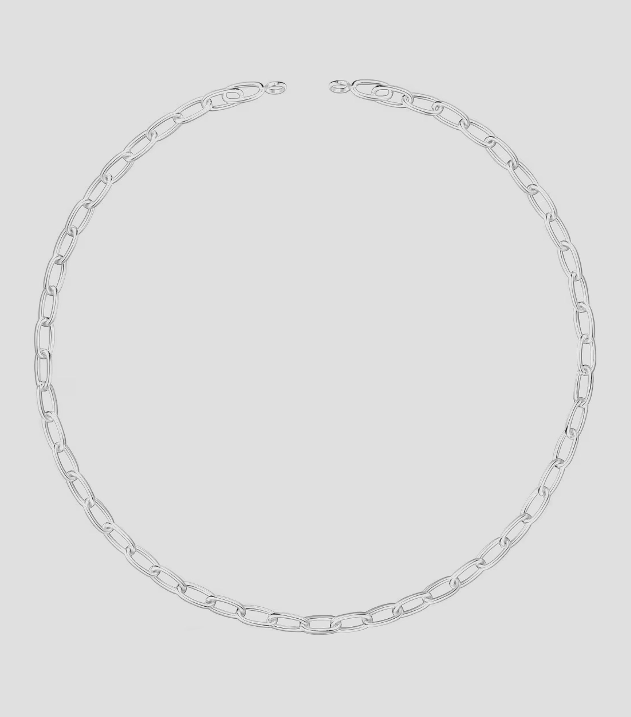 Collar en Plata .925 Hold Oval Mujer