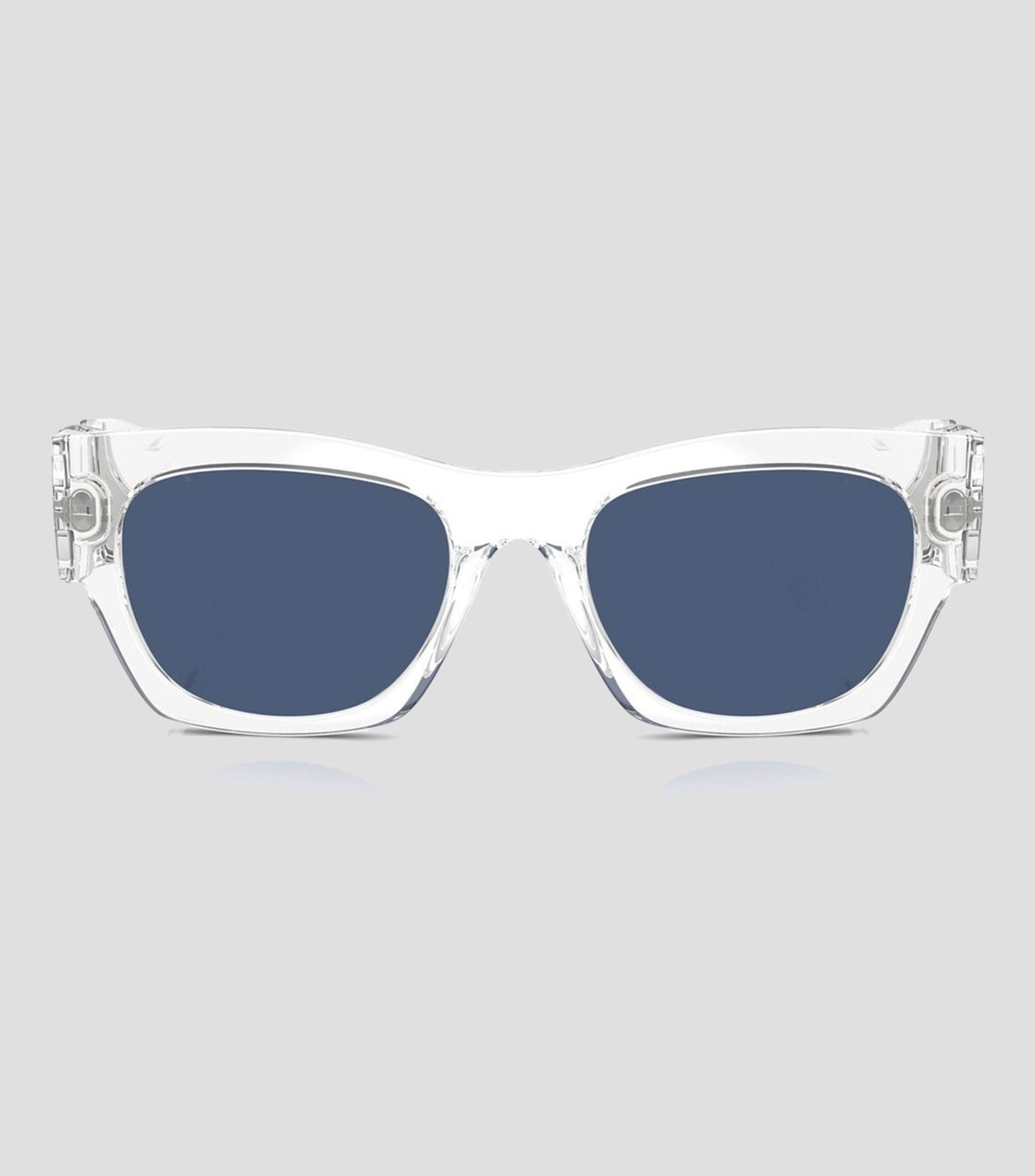 Lentes de sol cuadrados transparentes Unisex