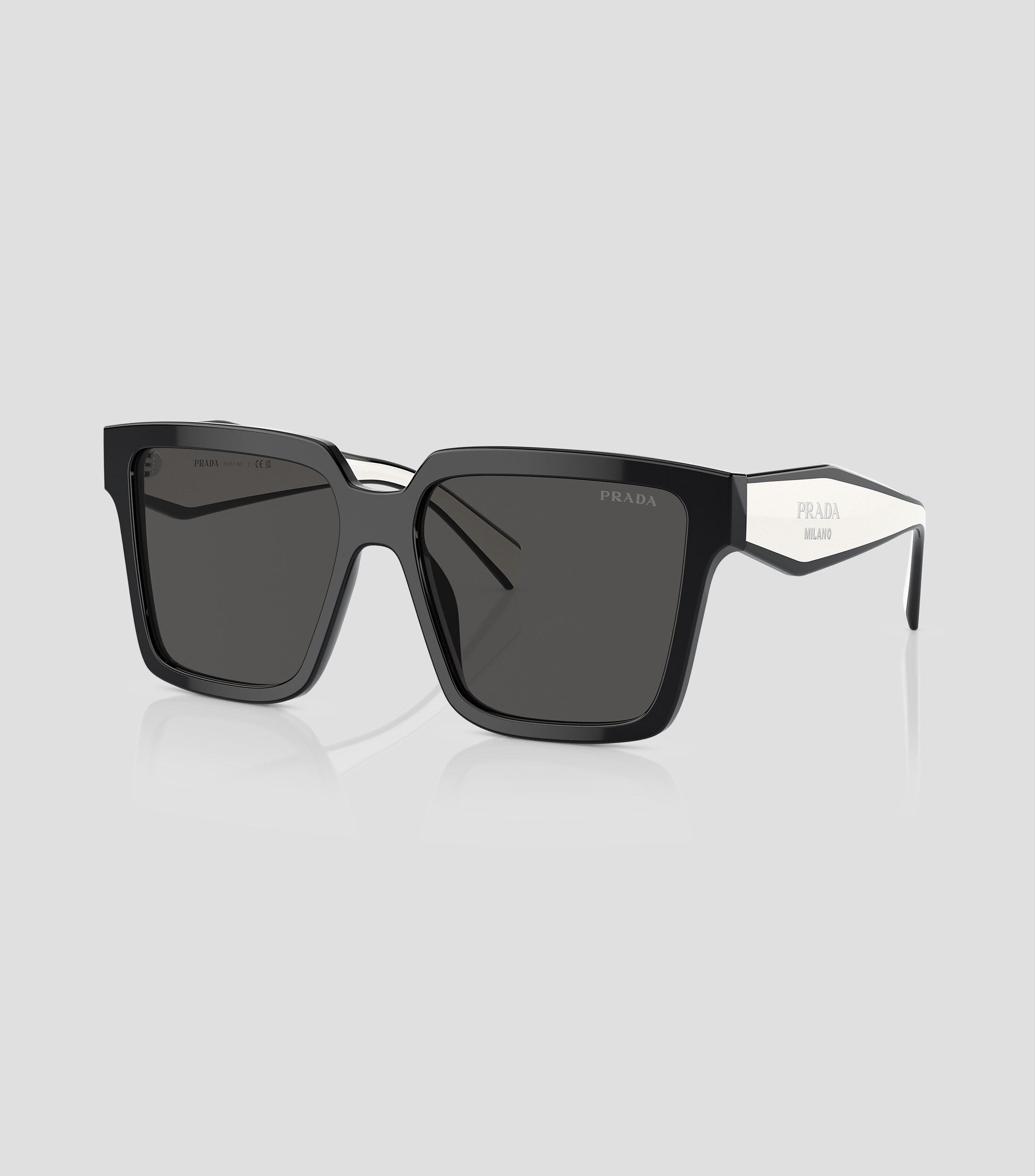 Lentes de sol cuadrados negros Unisex