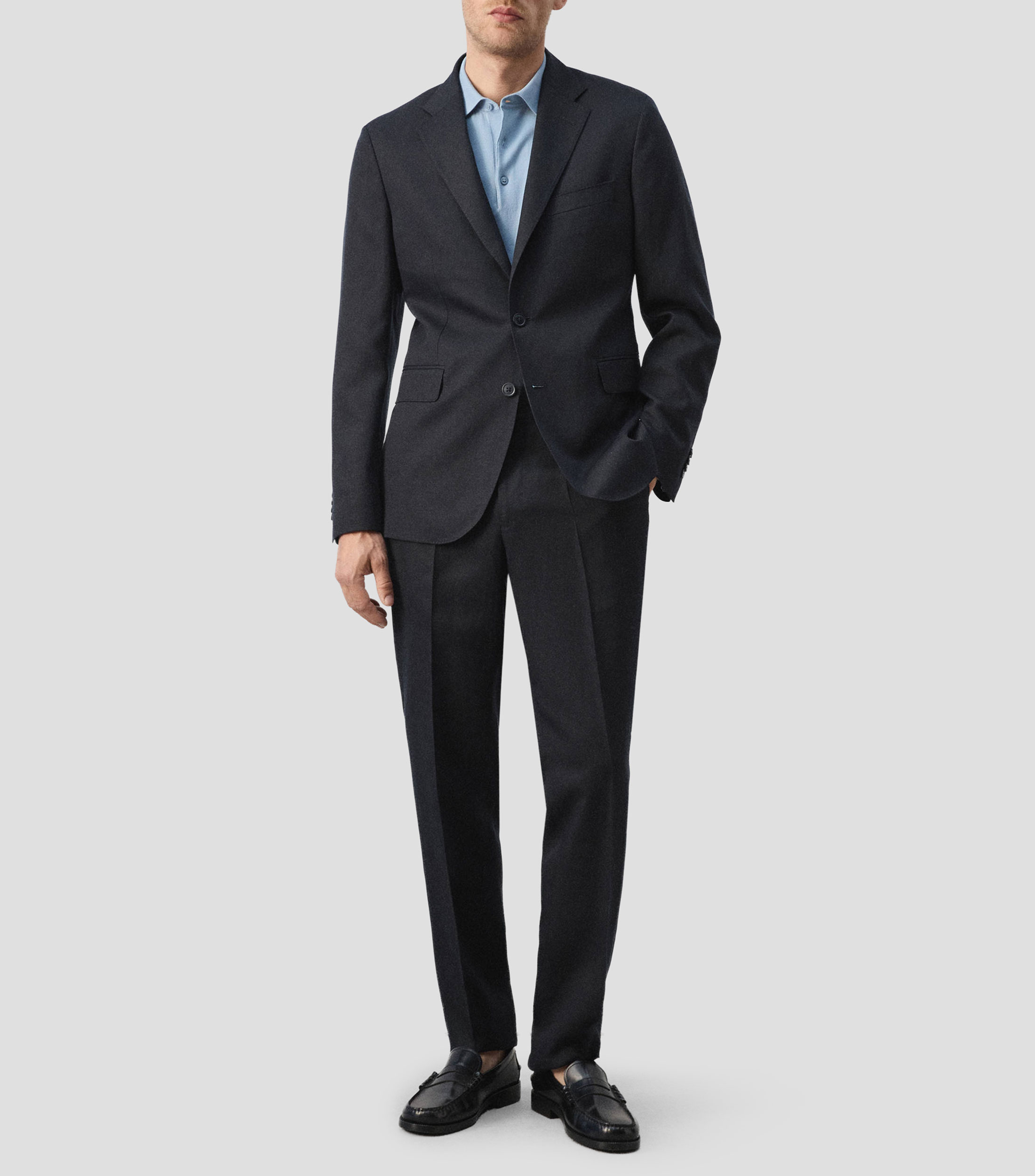Saco liso Hombre
