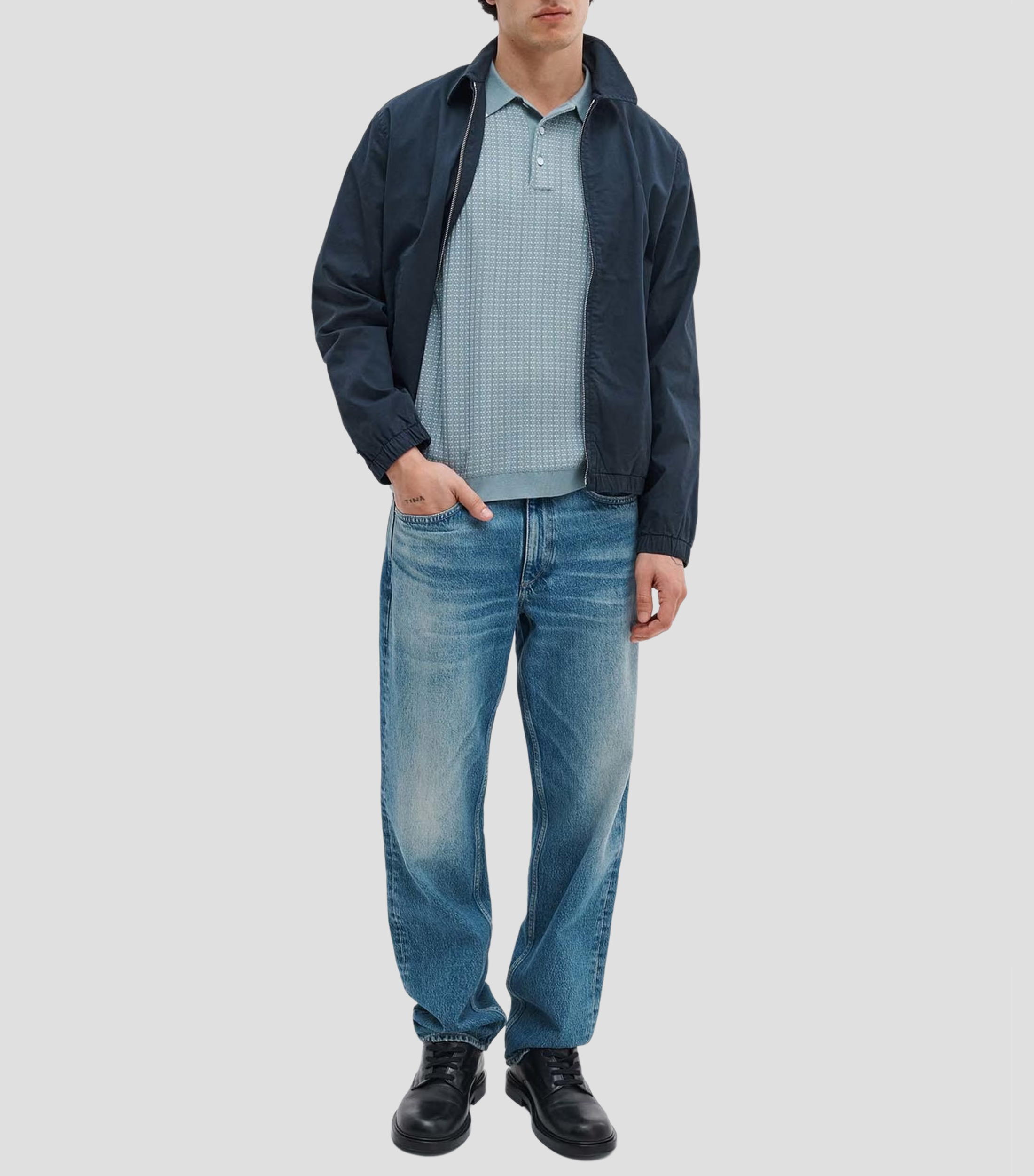 Suéter polo Hombre