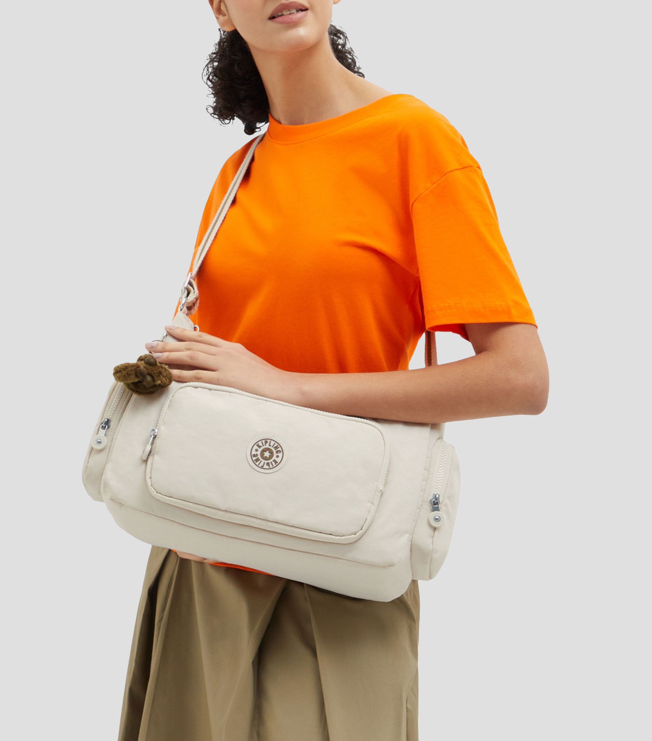 Bolsa crossbody beige Gabbina lisa Mujer