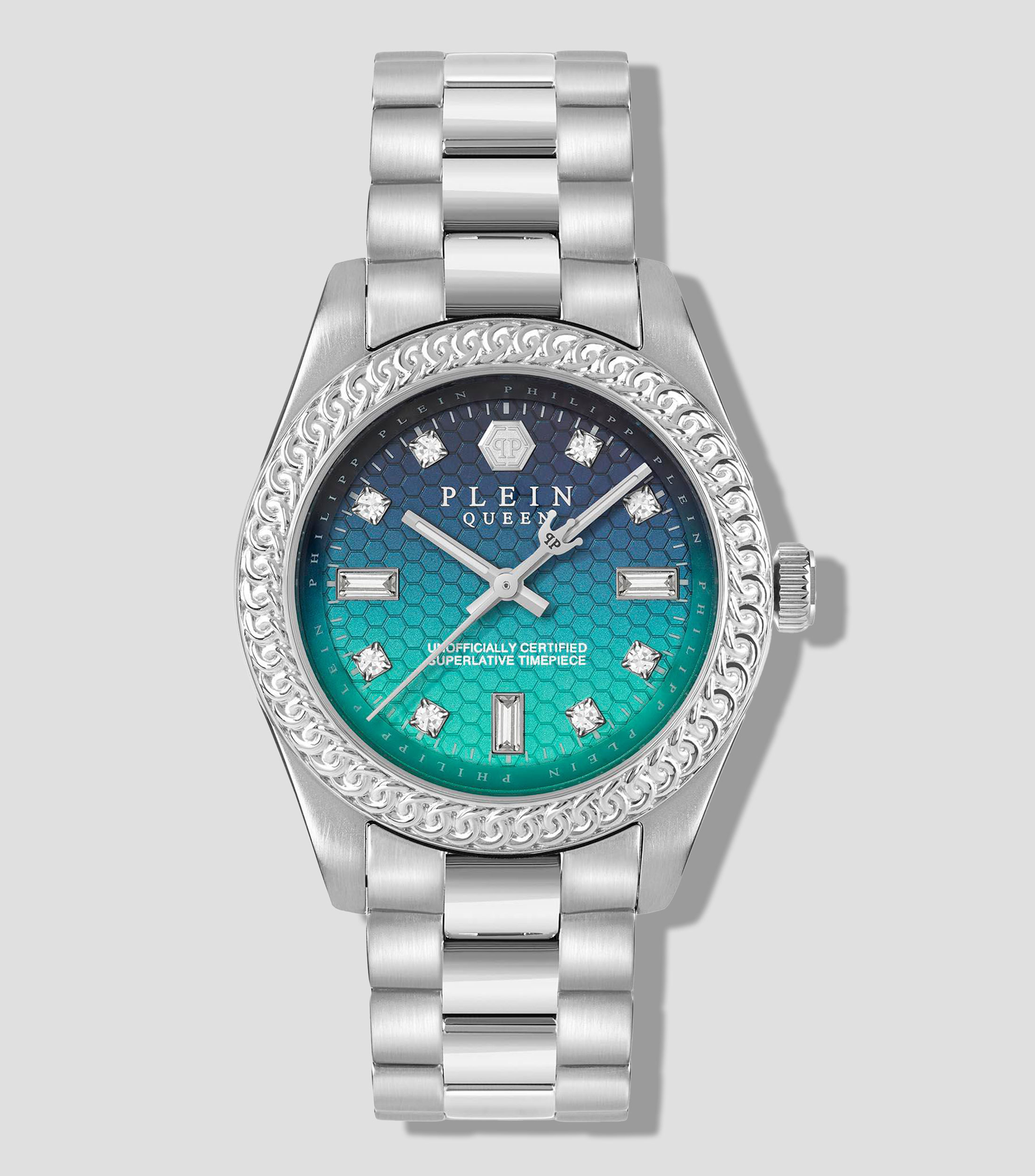 Reloj para Mujer Queen Supreme casual plateado