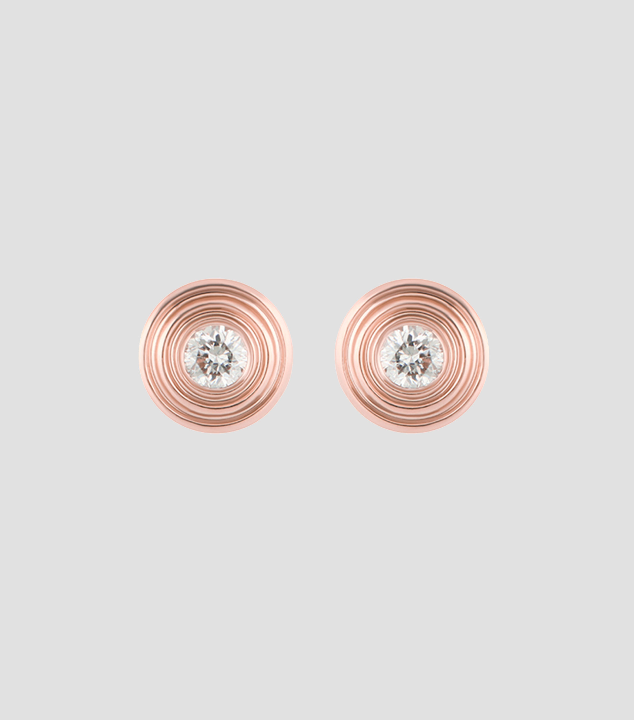 Aretes en Oro rosa de 18 Kilates Mujer
