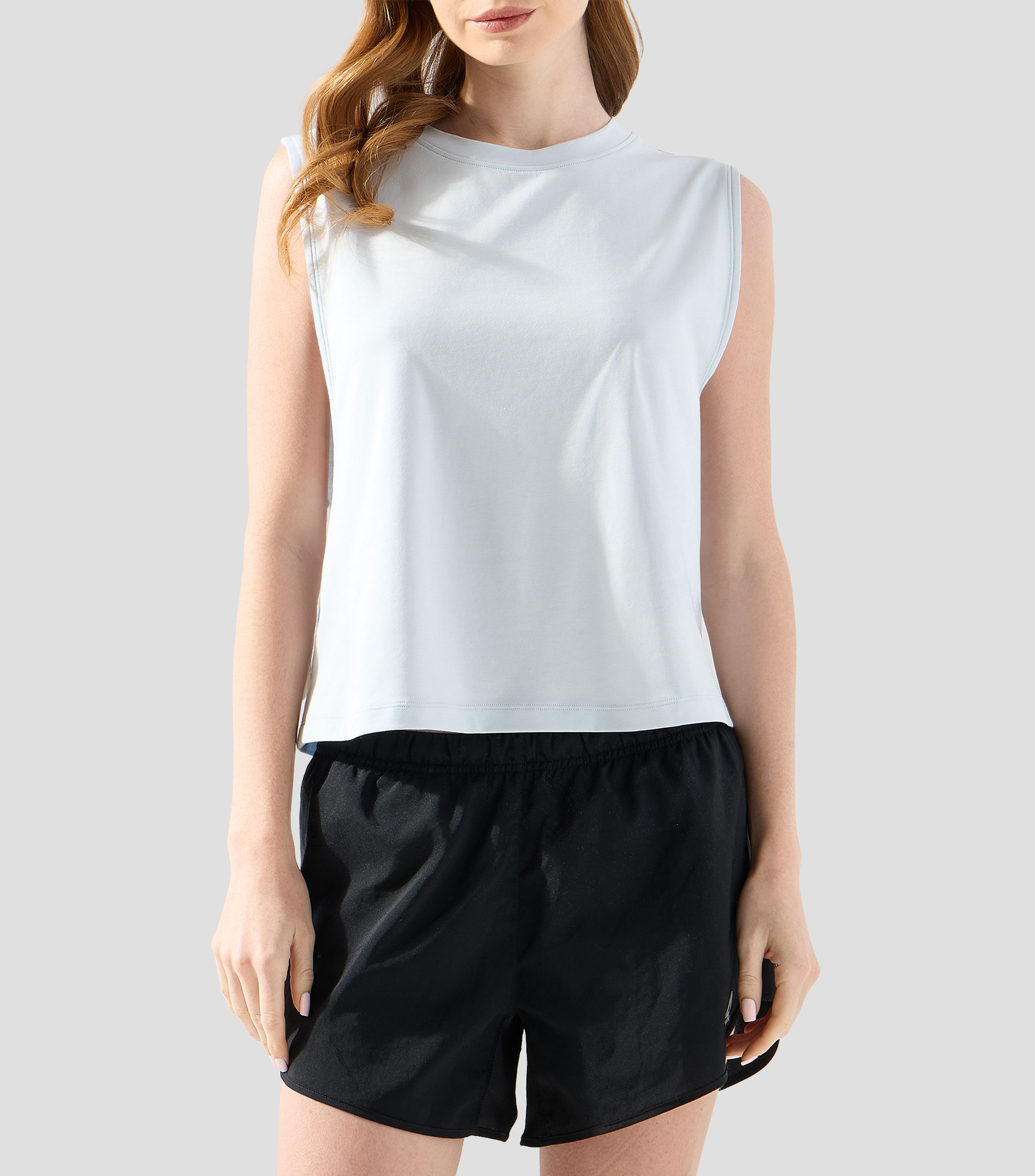 Tank para entrenamiento Focus liso Mujer