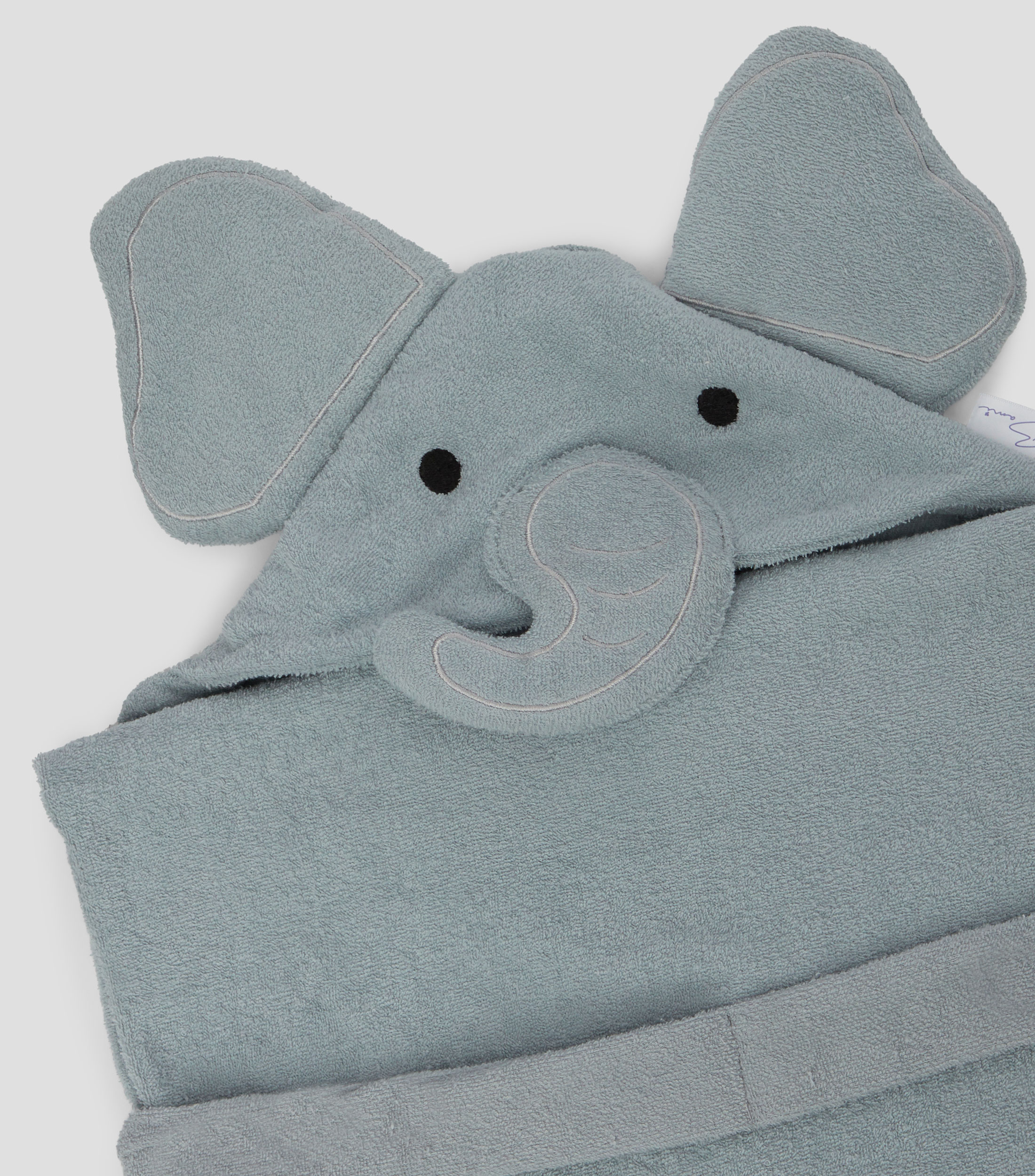 Toalla para baño Elefante 3D Gris para Bebé
