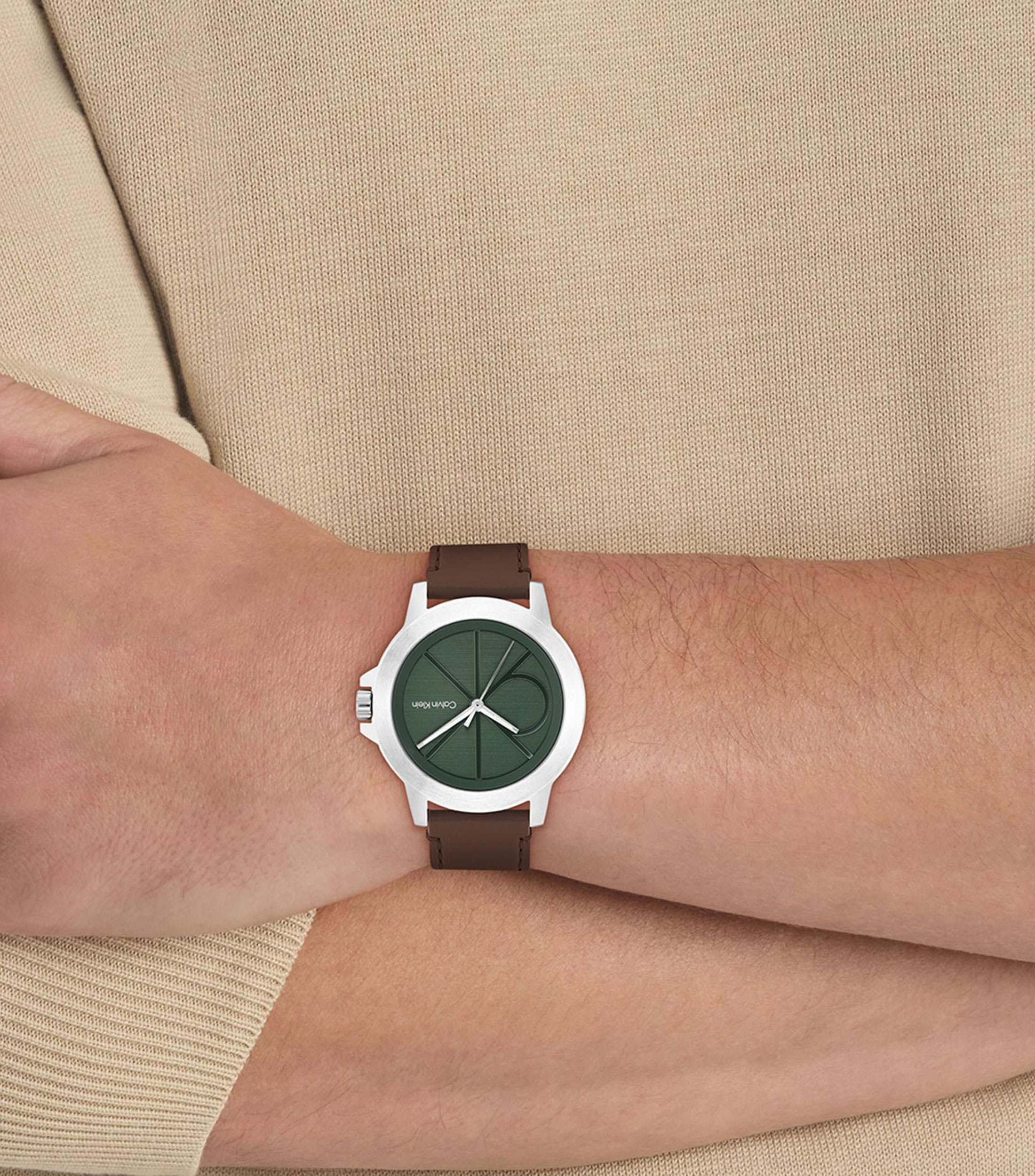 Reloj para Hombre CK Reset casual plateado
